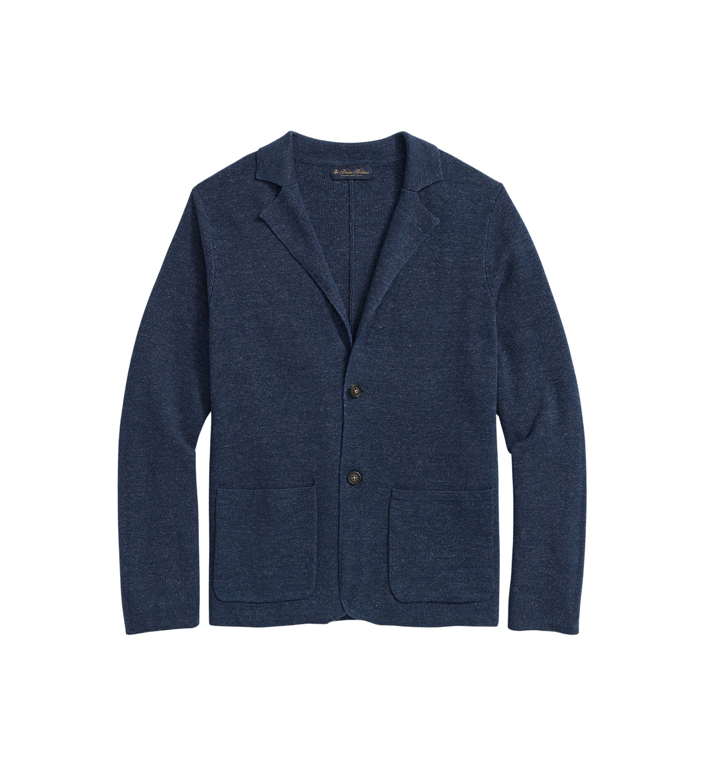 Sweater Blazer In Linen-Cotton Blend