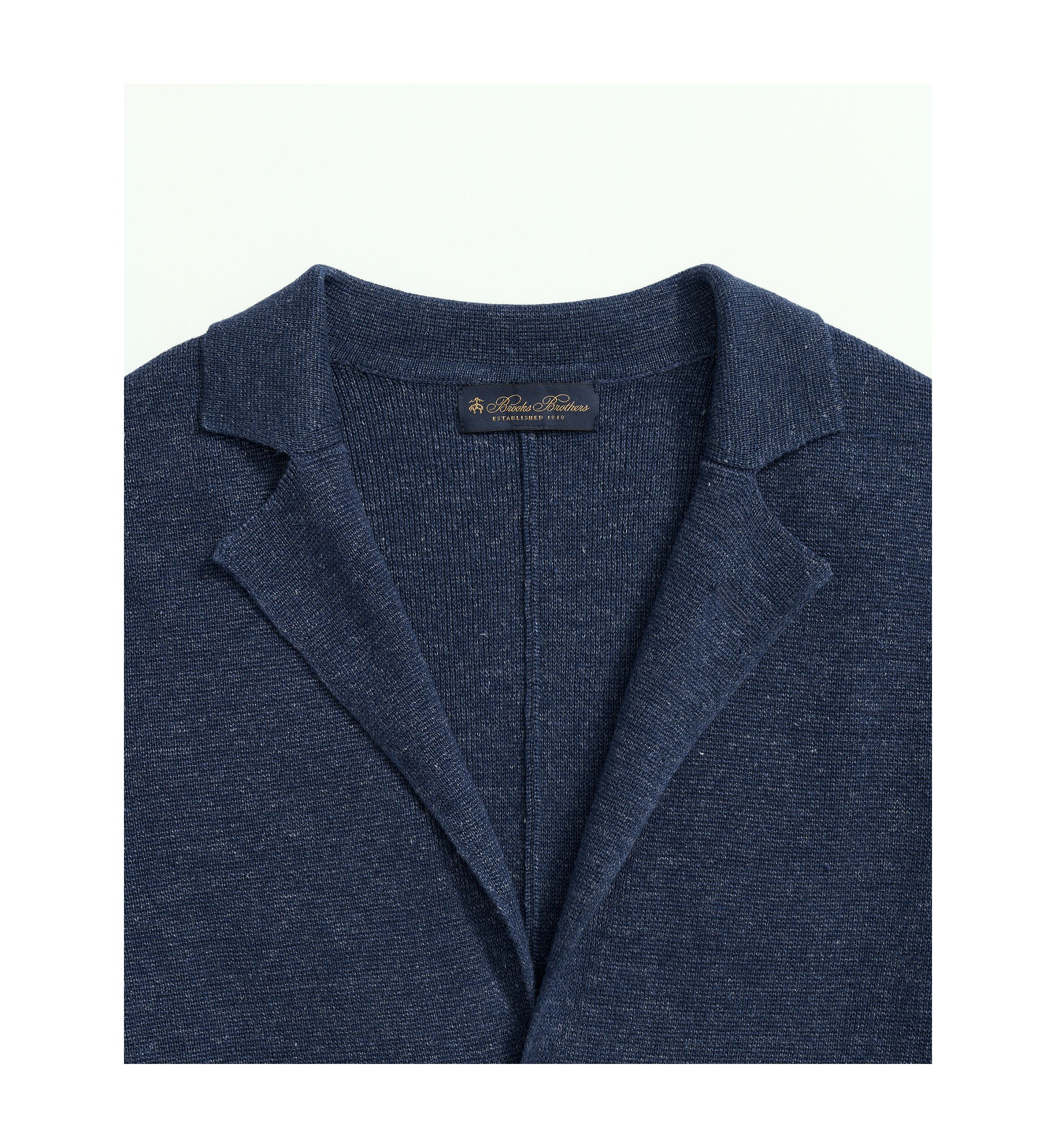 Sweater Blazer In Linen-Cotton Blend