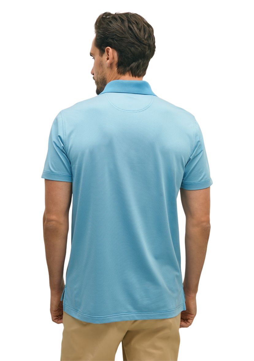 Performance Series Micro Stripe Jersey Polo Shirt