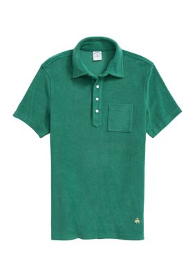Brooks Brothers Men's Polo Shirt in Cotton Terrycloth