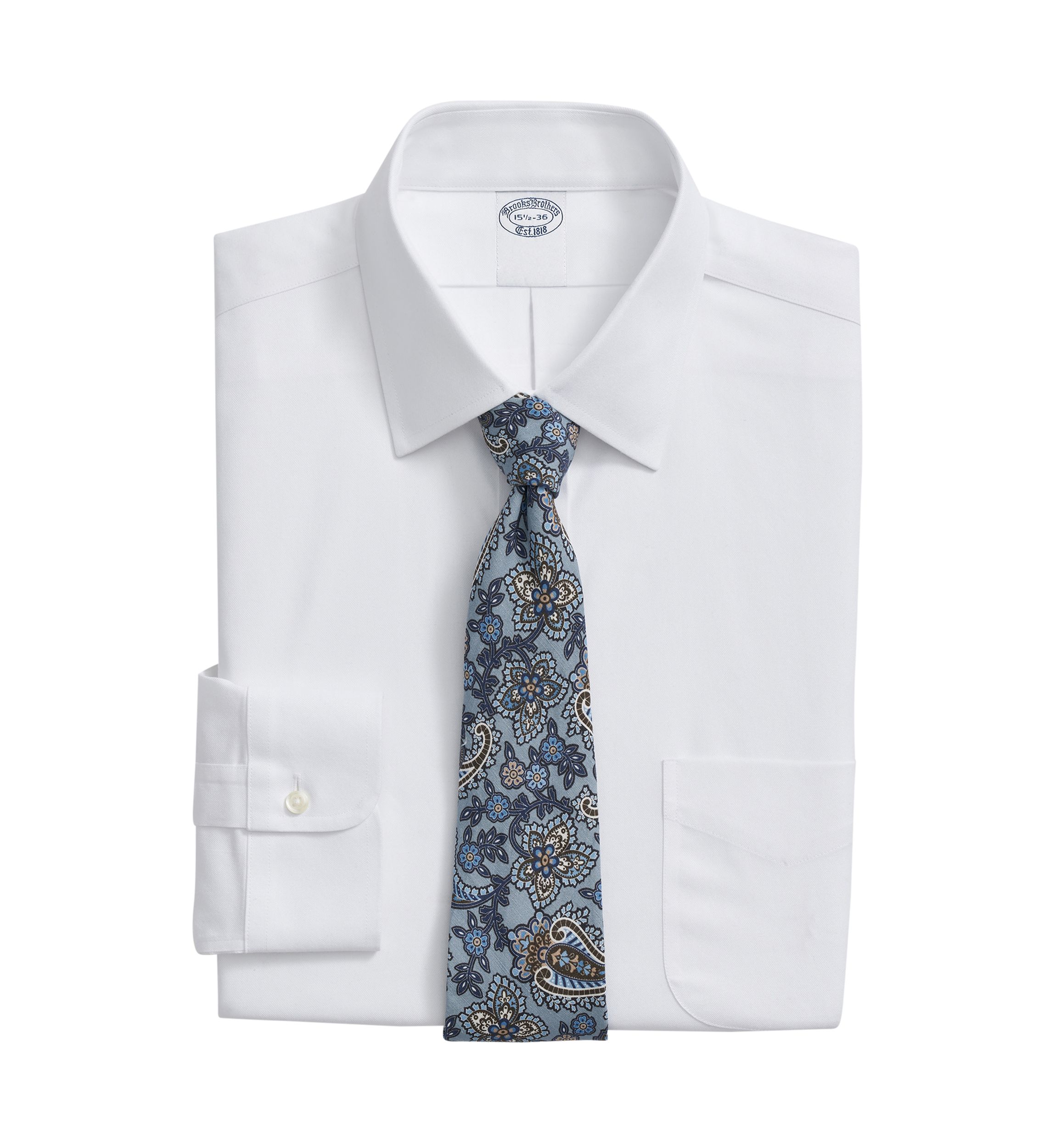 Explorer Collection Non-Iron Twill Ainsley Collar Dress Shirt