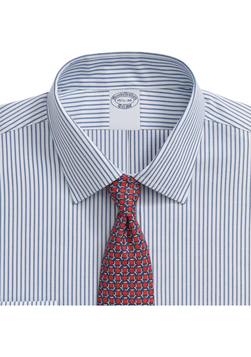 Explorer Collection Non-Iron Twill Ainsley Collar, Check Dress Shirt