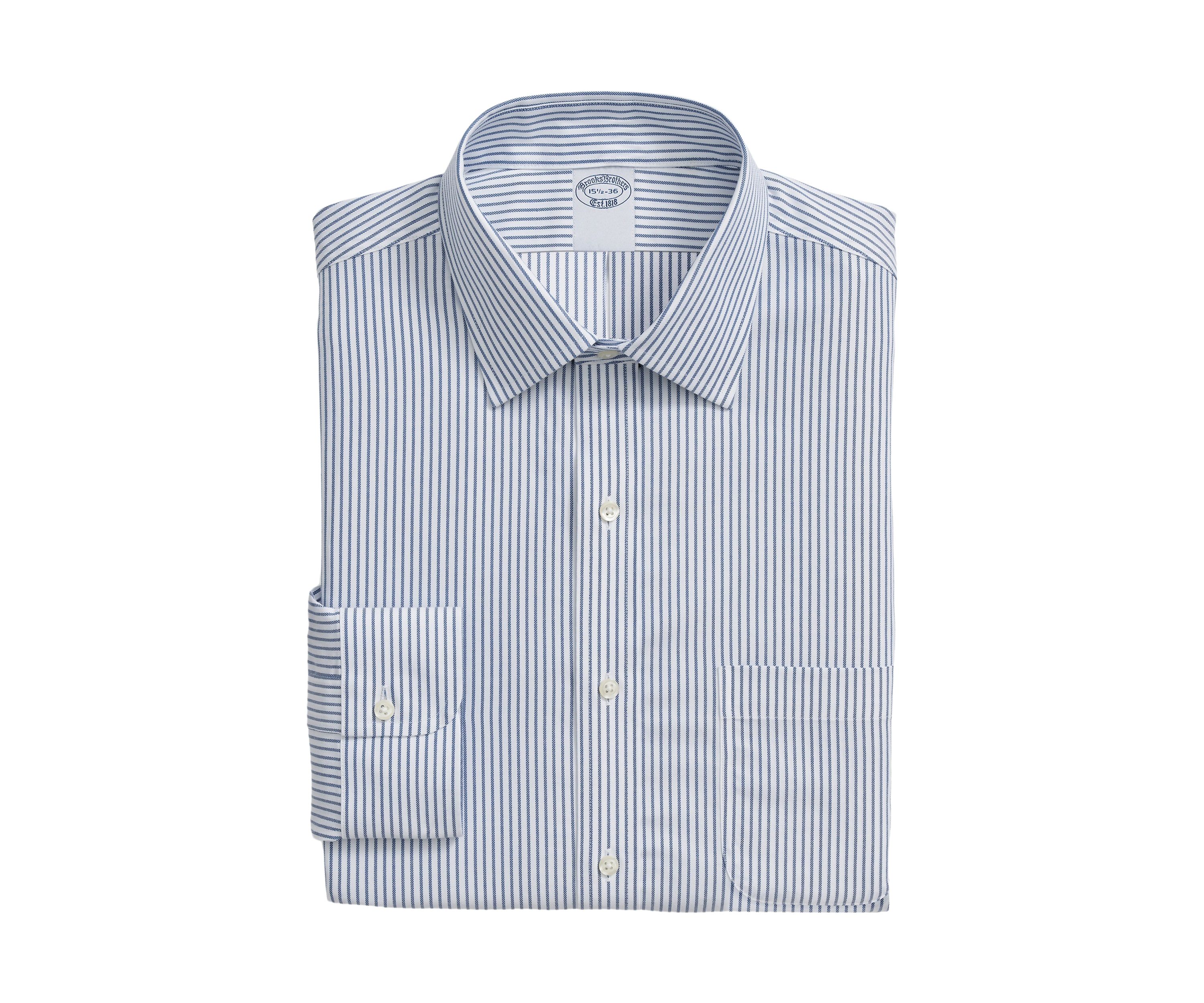 Explorer Collection Non-Iron Twill Ainsley Collar, Check Dress Shirt
