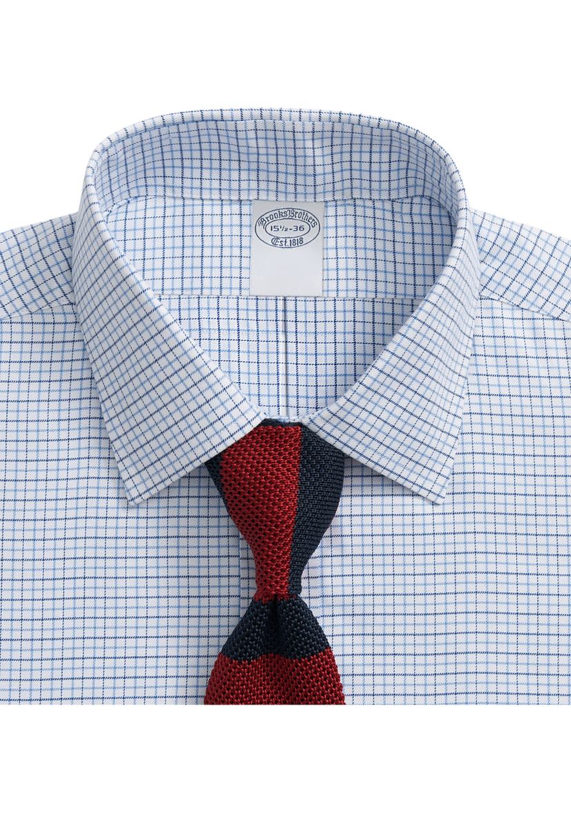 Explorer Collection Non-Iron Twill Ainsley Collar, Stripe Dress Shirt