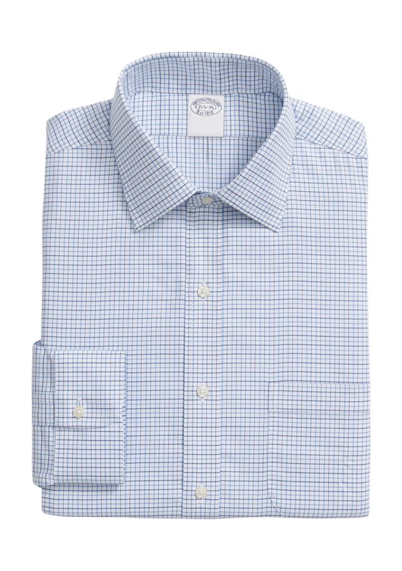 Explorer Collection Non-Iron Twill Ainsley Collar, Stripe Dress Shirt