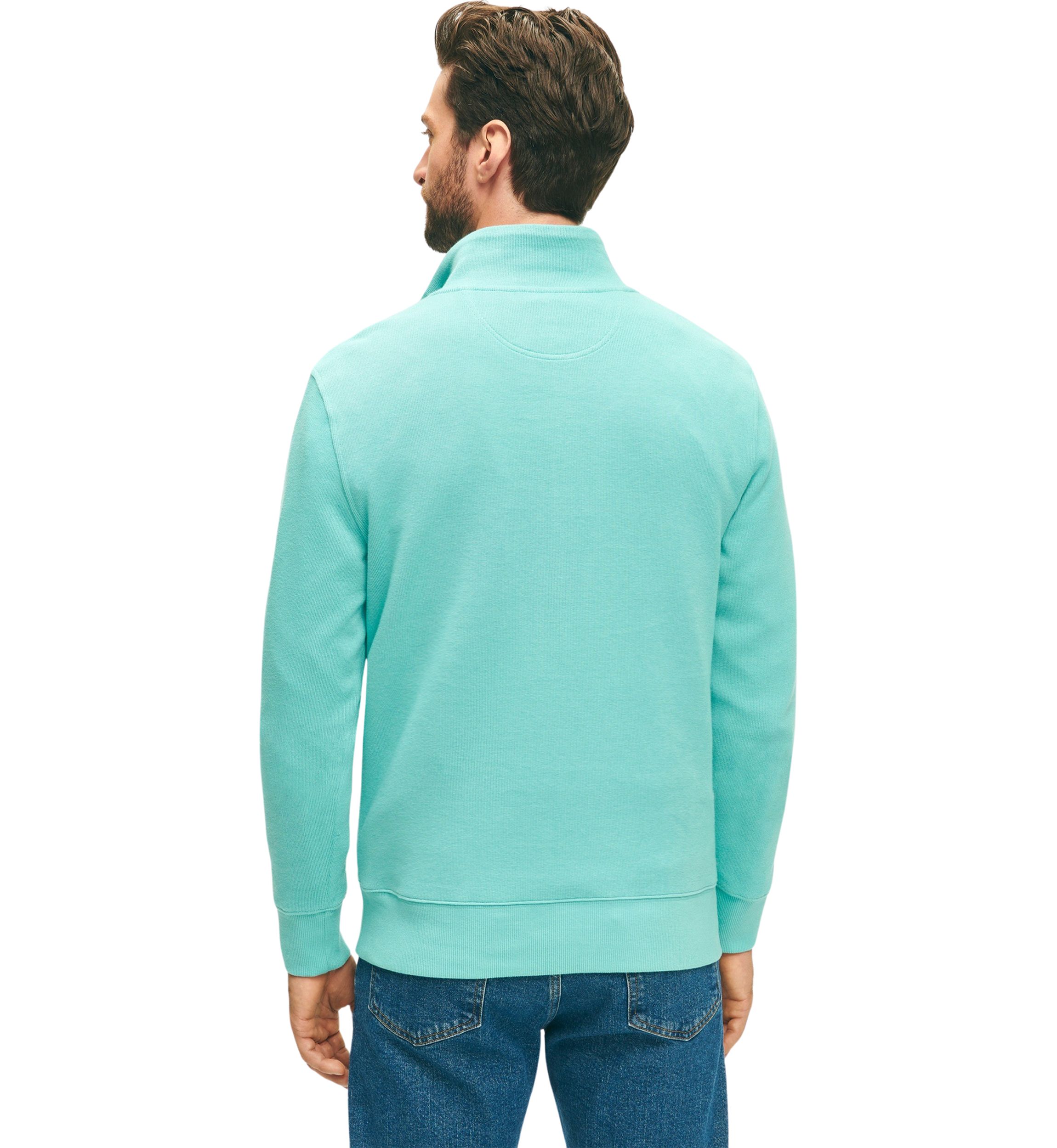 French Rib Half-Zip Pullover