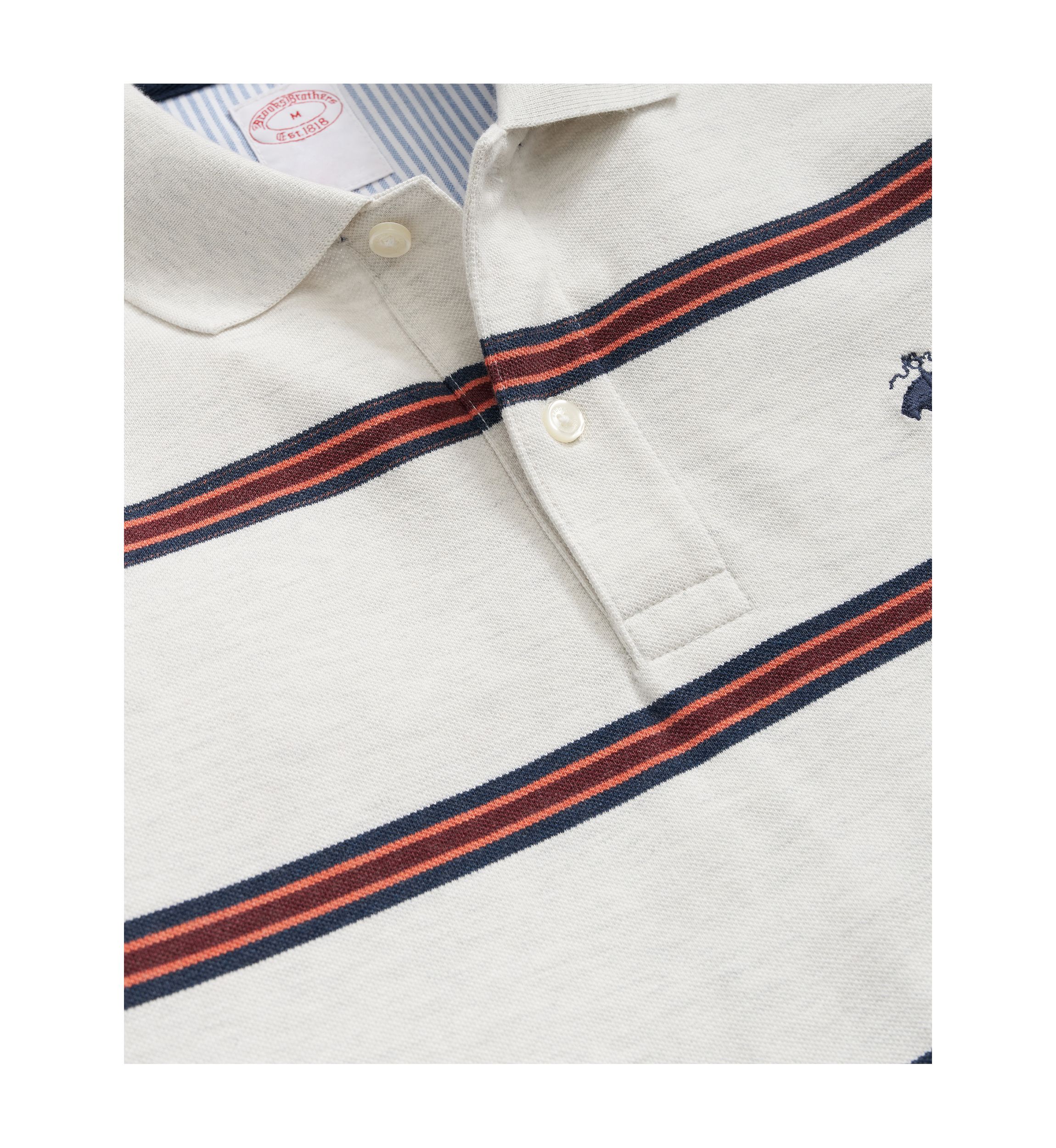 Mens Long Sleeve Piqué Knit Polo Shirt