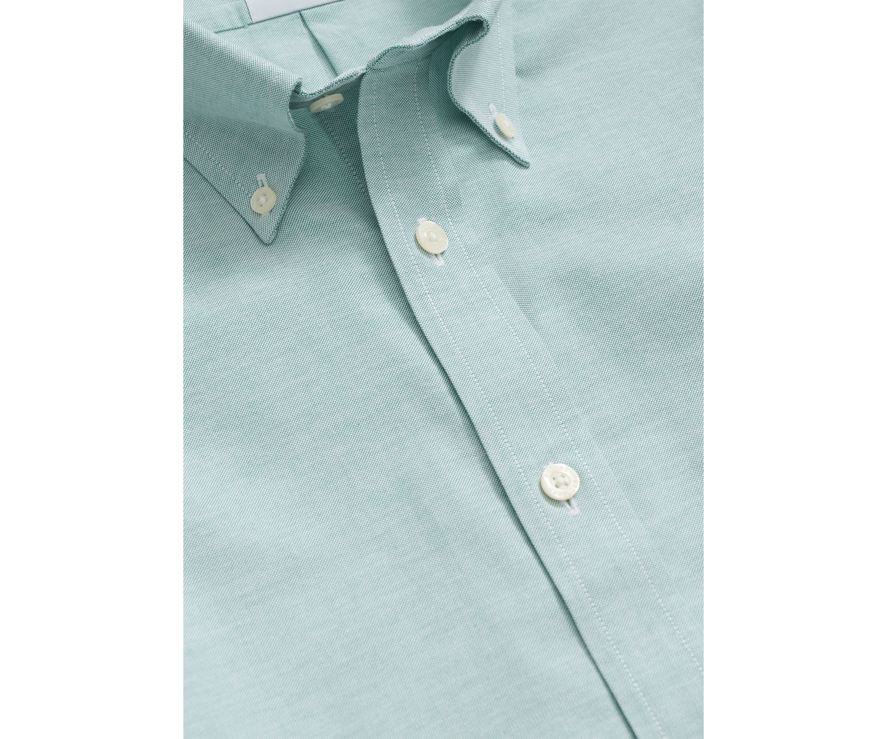 Mens Oxford Solid Button Down Shirt