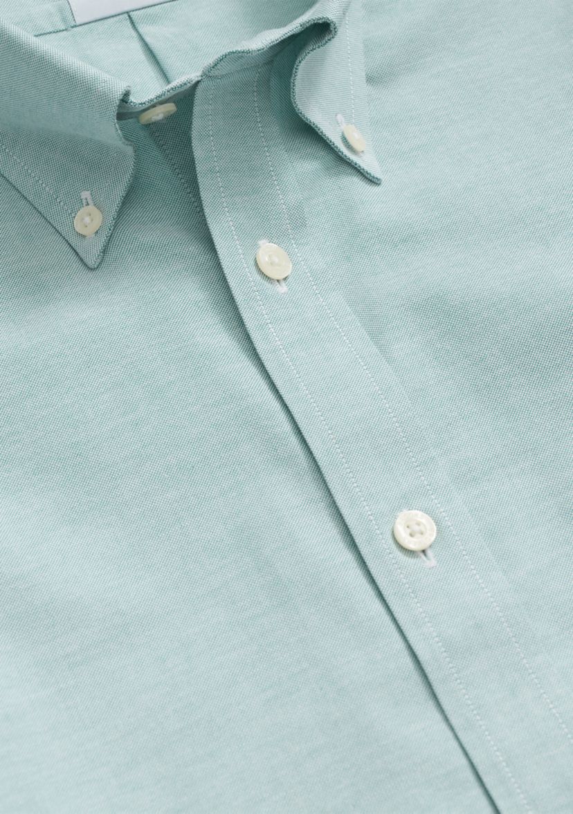 Mens Oxford Solid Button Down Shirt