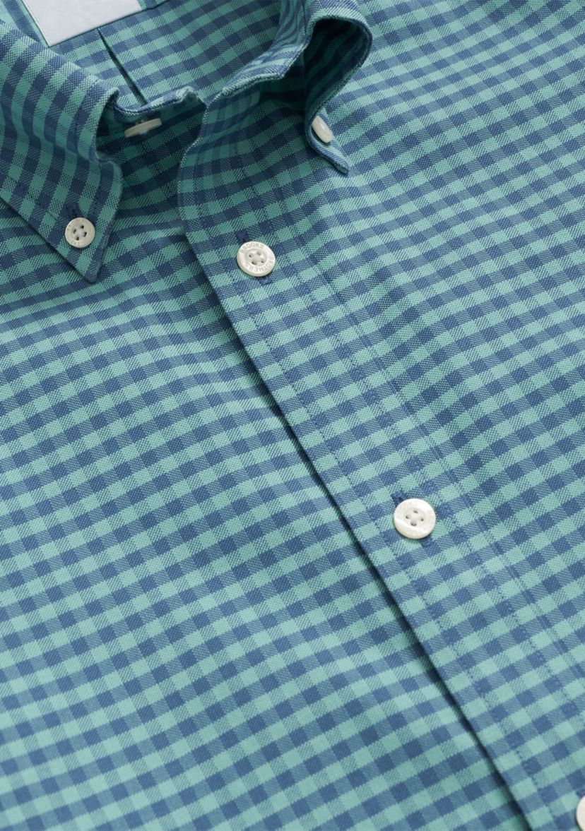 Mens Printed Oxford Button Down Shirt
