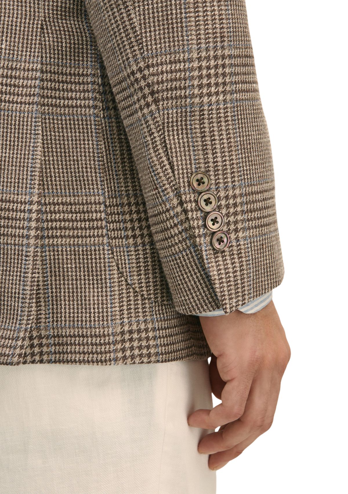 Mens Classic Fit Check 1818 Sport Coat