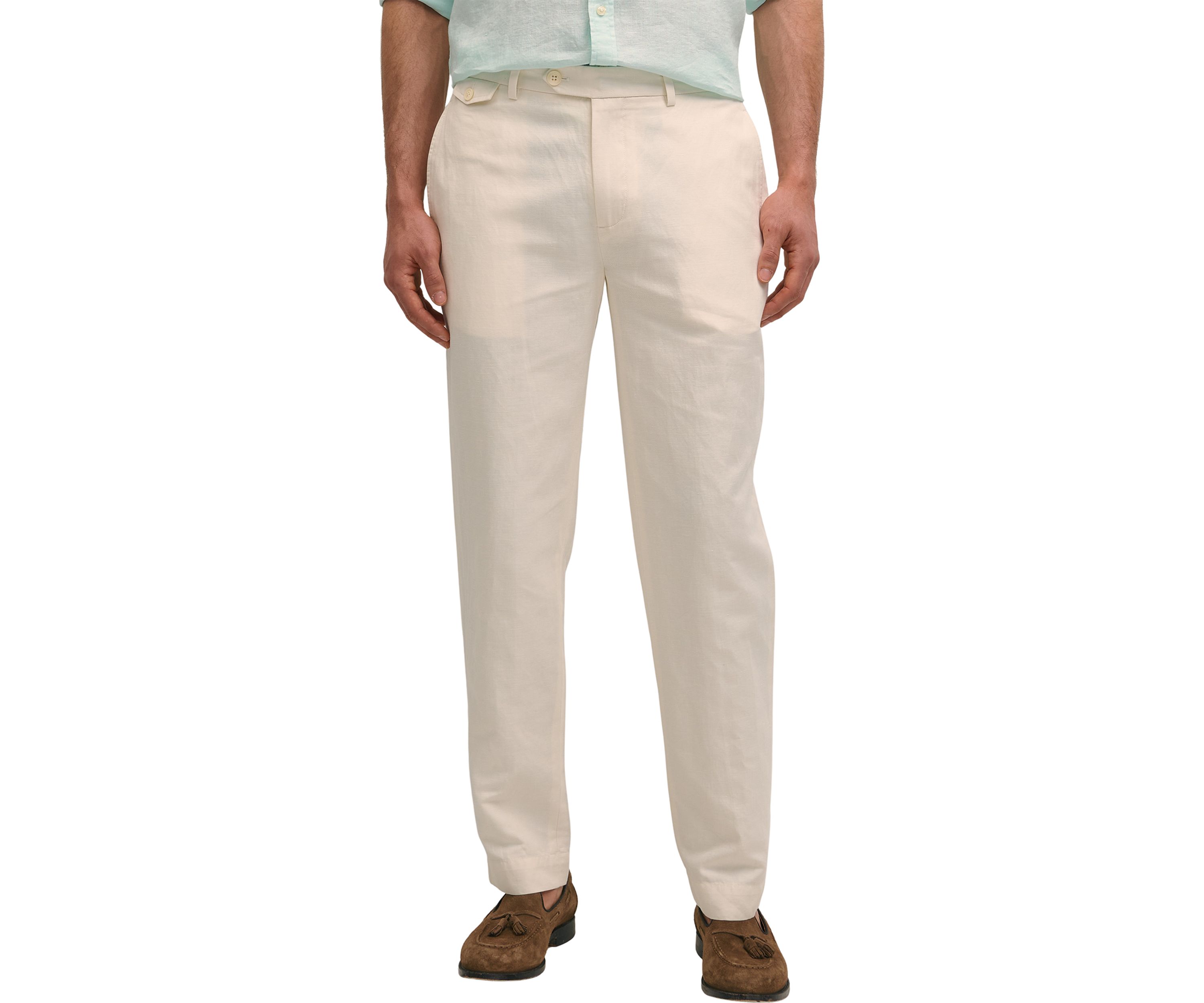 Classic Fit Linen Cotton Pants 