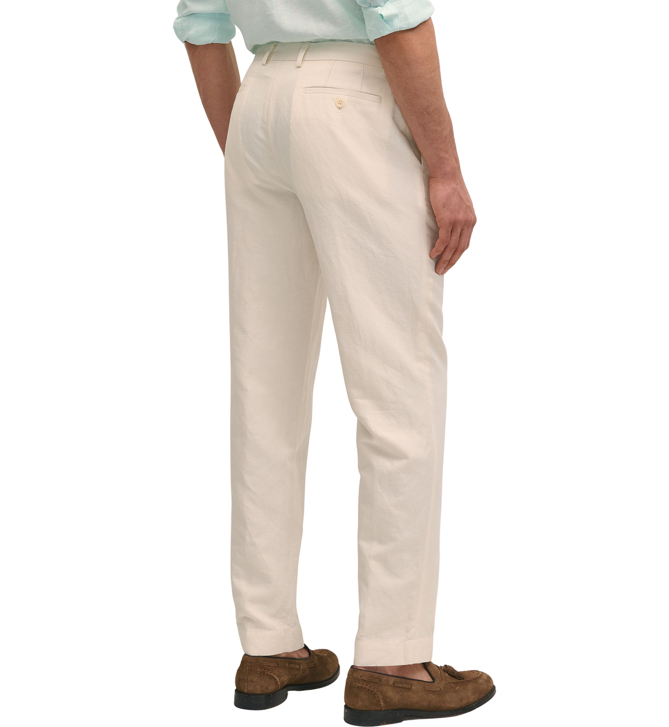 Classic Fit Linen Cotton Pants 