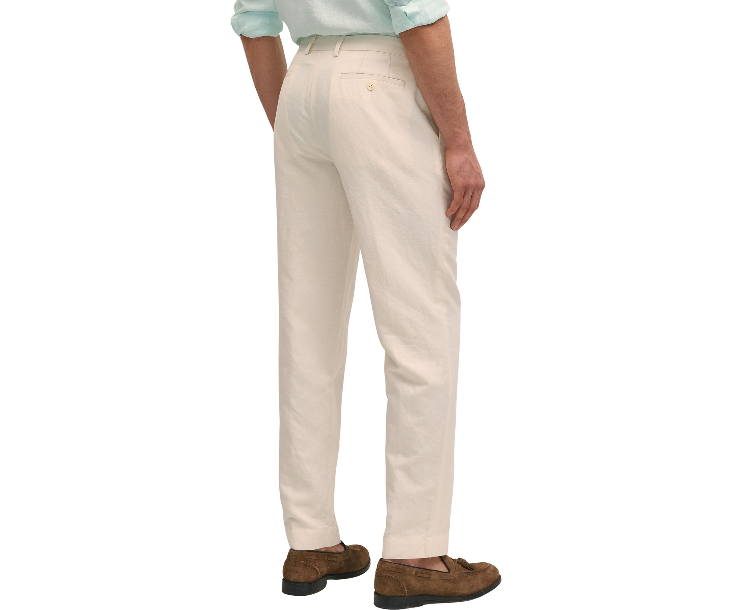 Classic Fit Linen Cotton Pants 