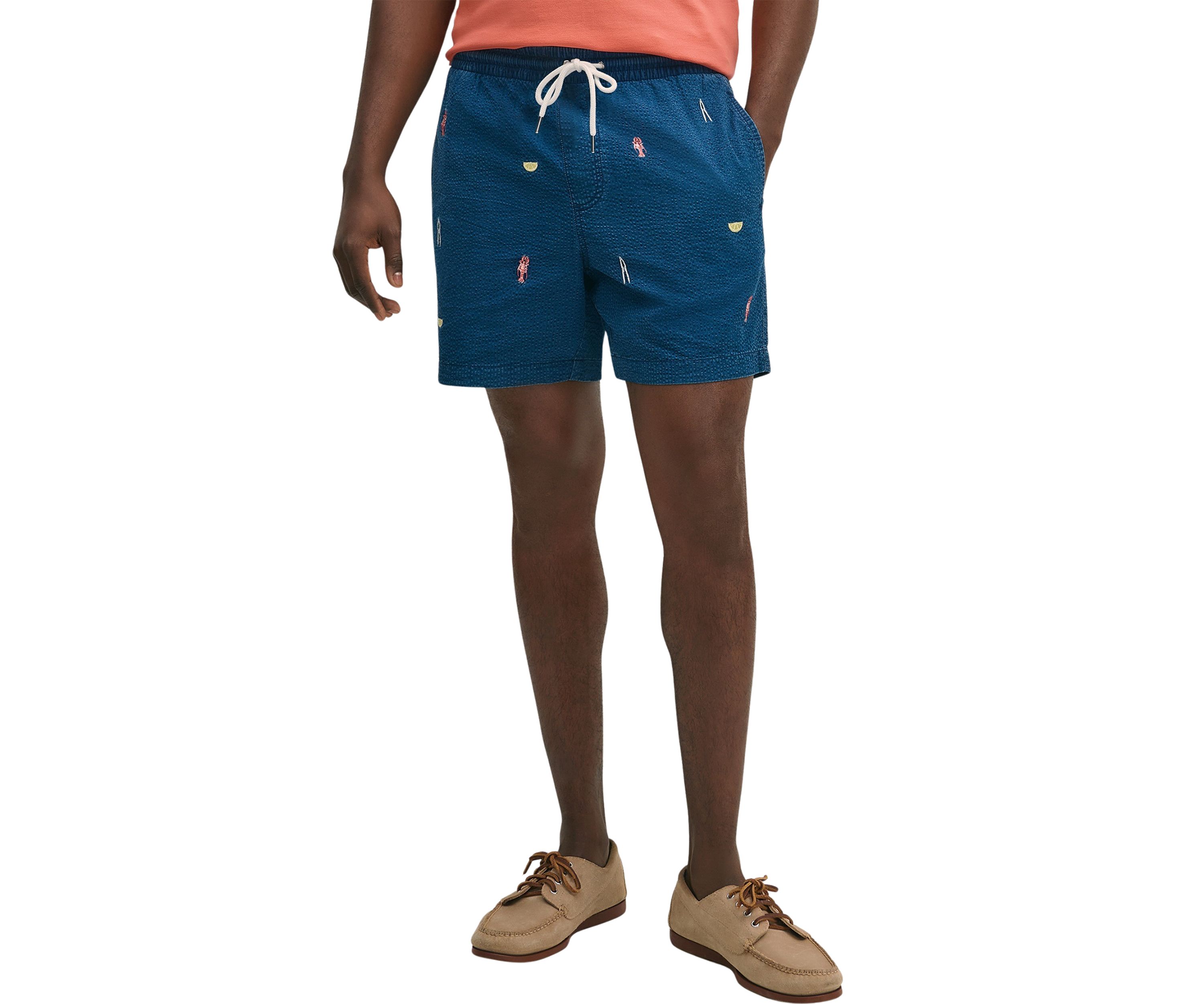   Cotton Seersucker Friday Shorts 