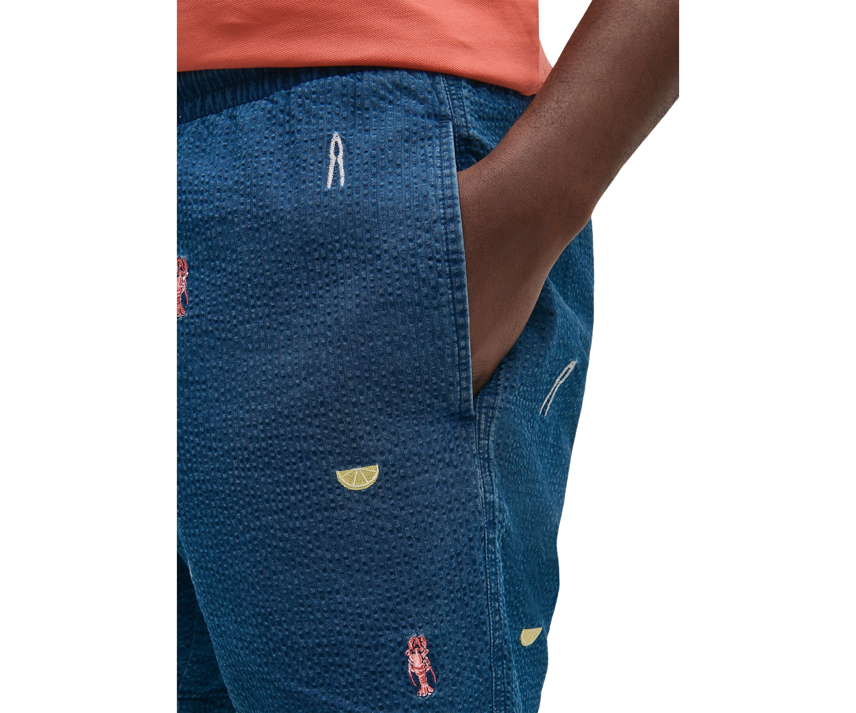   Cotton Seersucker Friday Shorts 