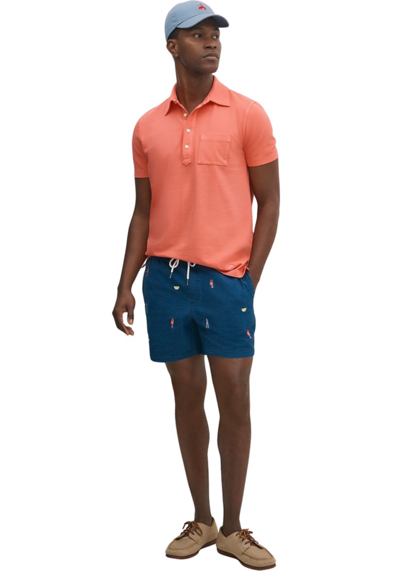   Cotton Seersucker Friday Shorts 