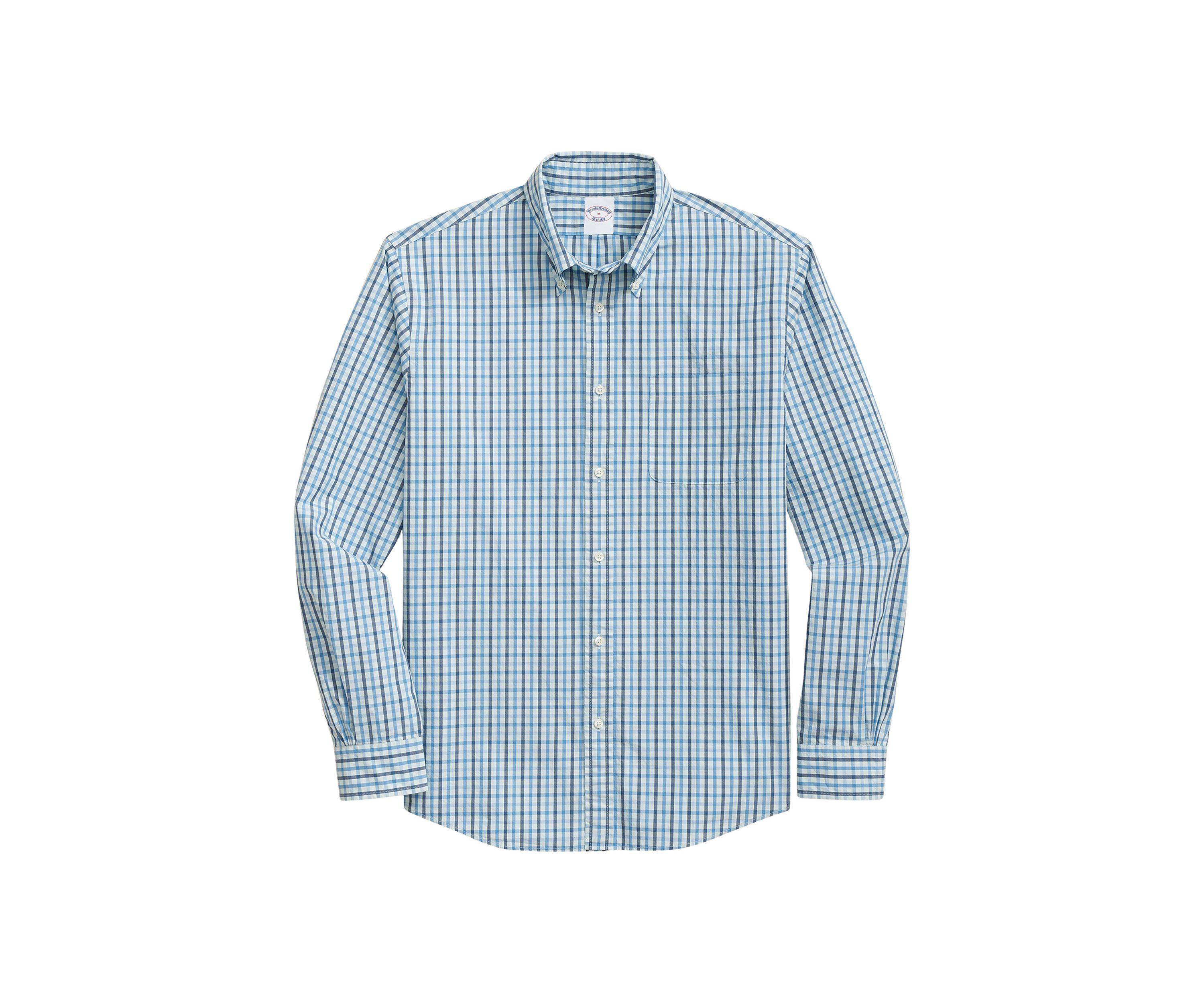 Friday Shirt, Poplin Windowpane Pattern