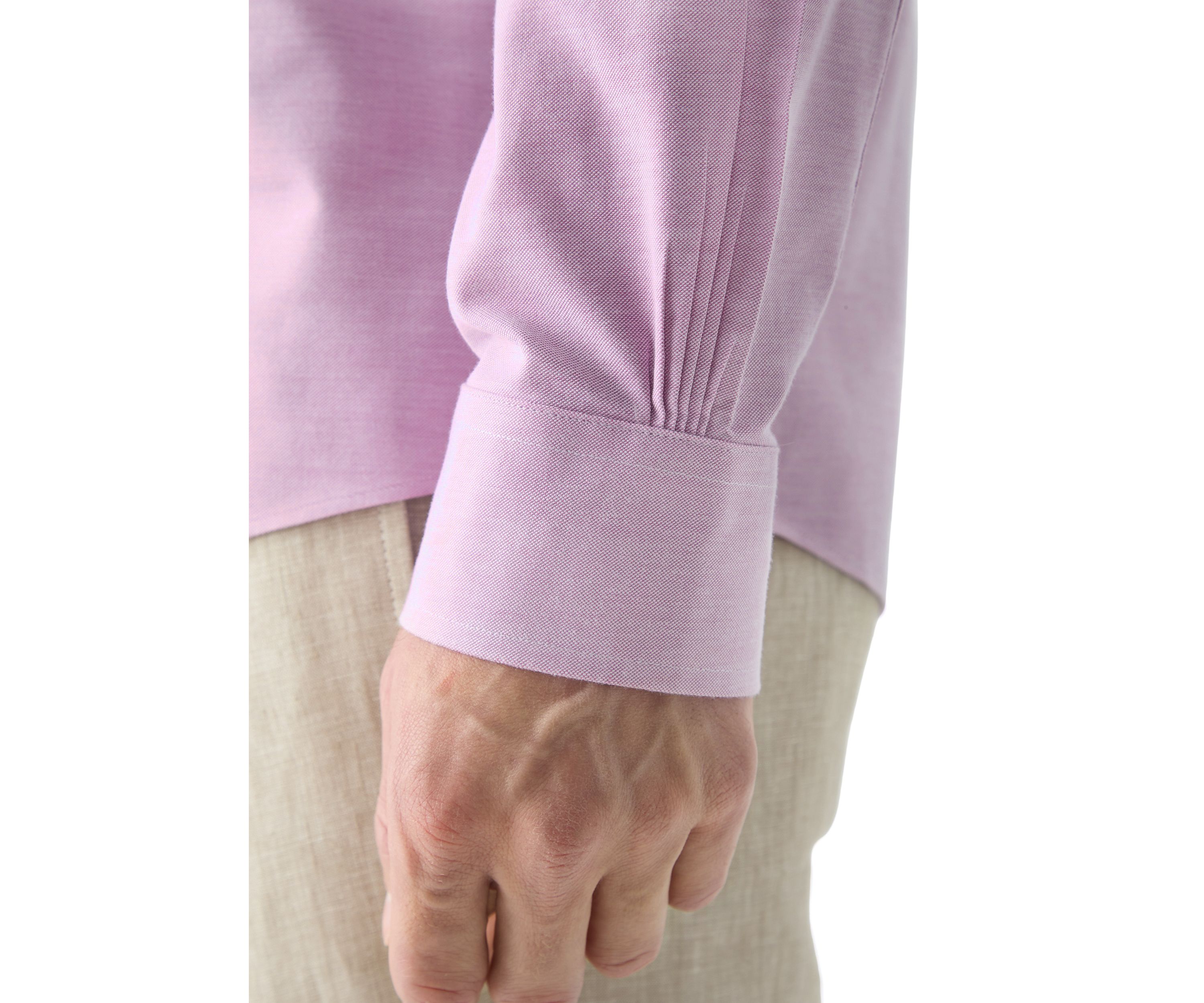 Mens Long Sleeve Stretch Oxford Shirt