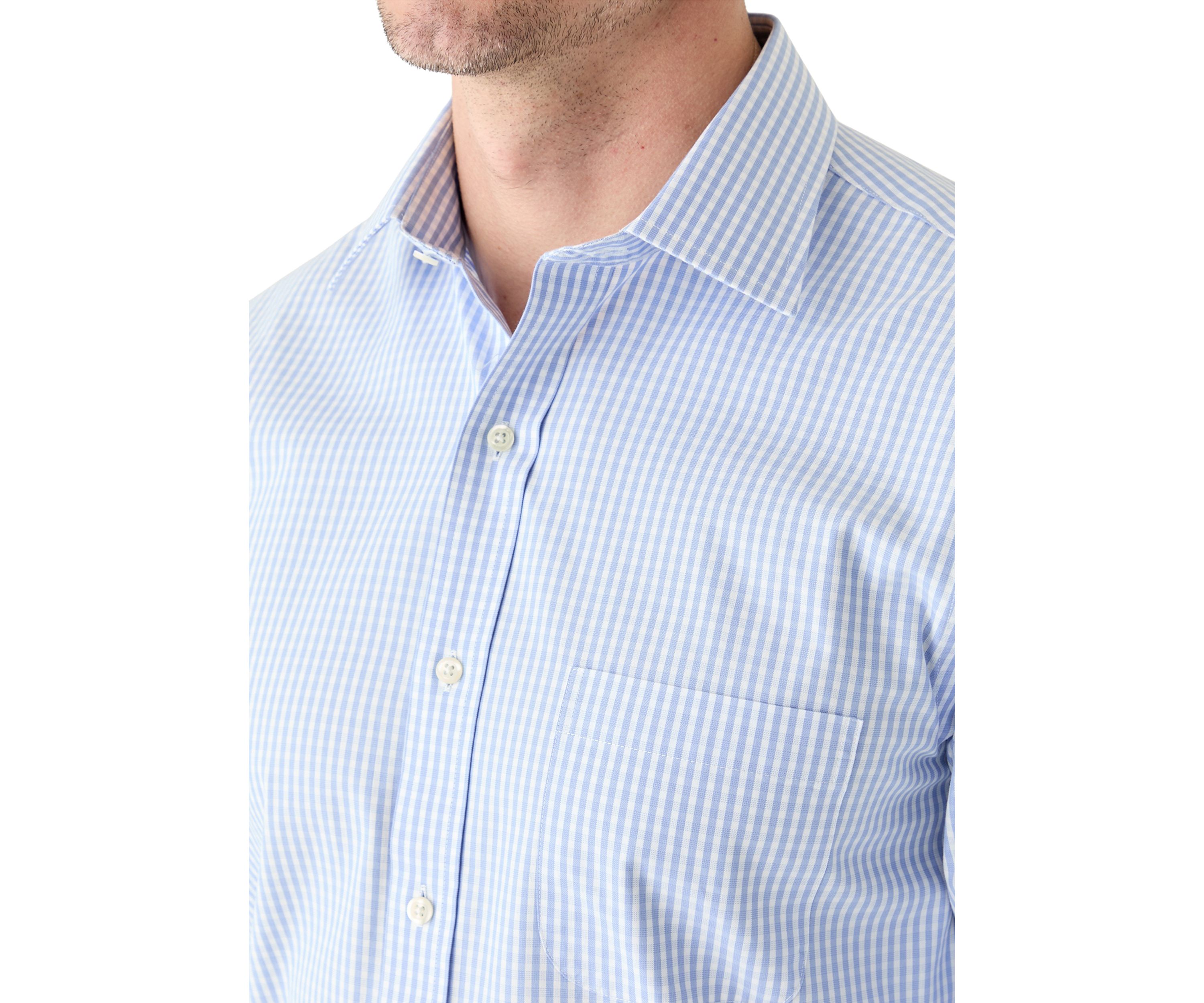 Mens Check Printed Button Down Shirt