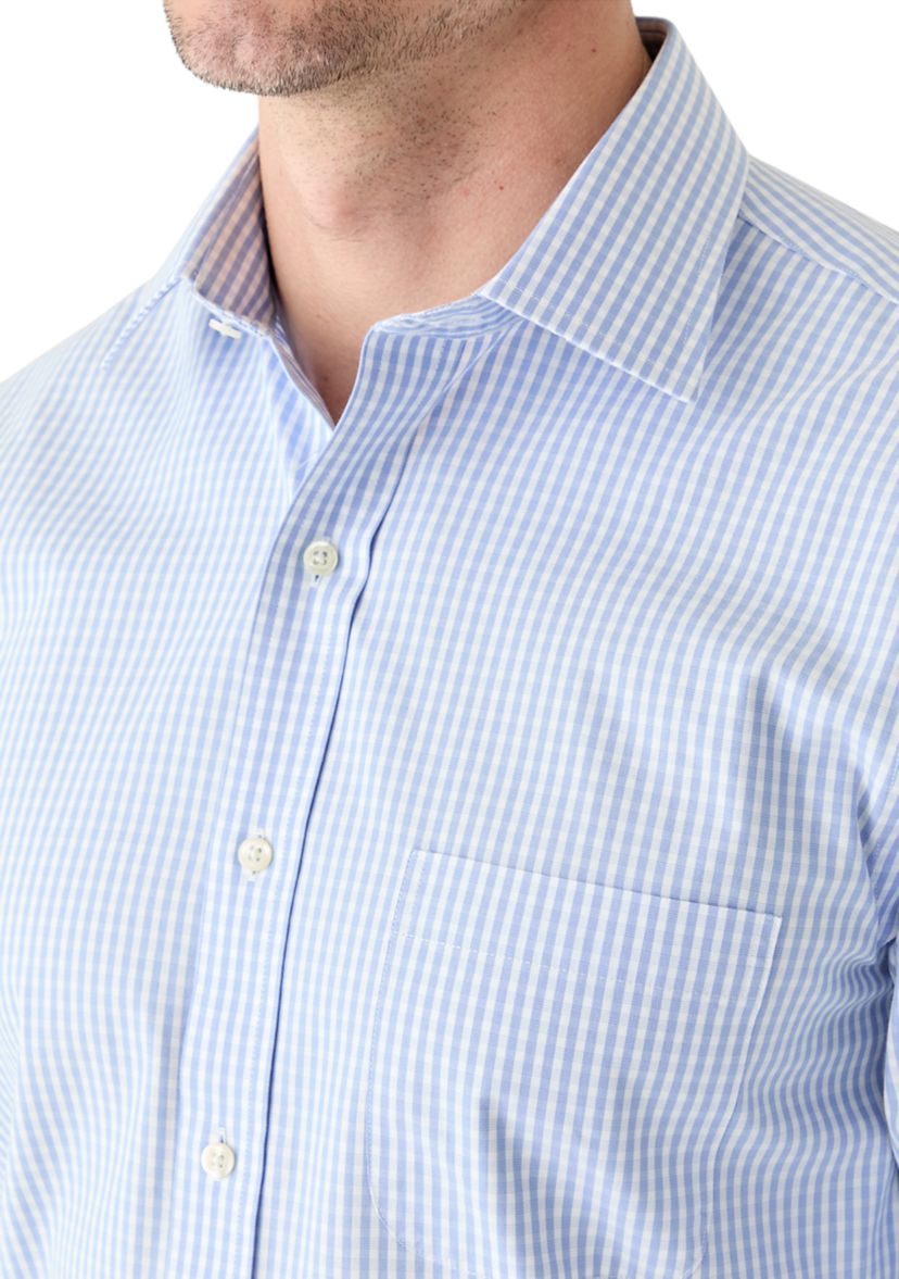 Mens Check Printed Button Down Shirt