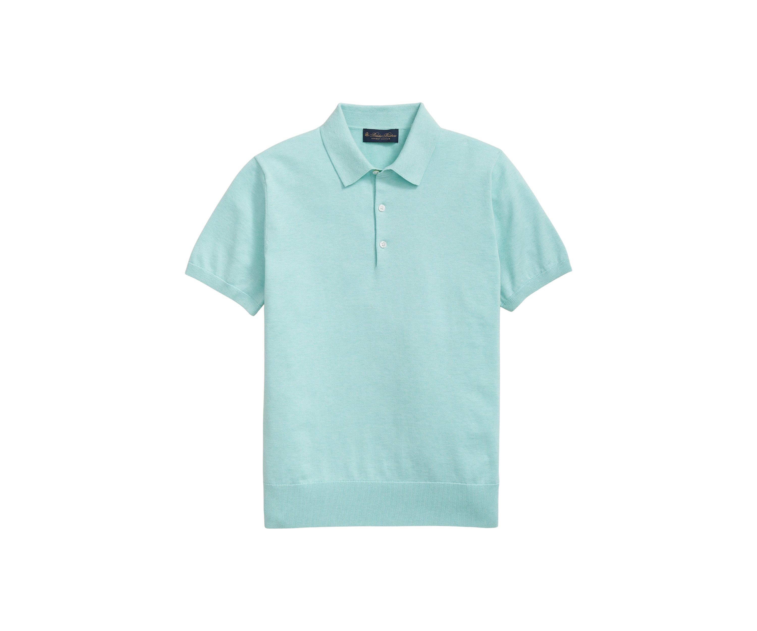 Mens Supima Cotton Short Sleeve Polo Sweater