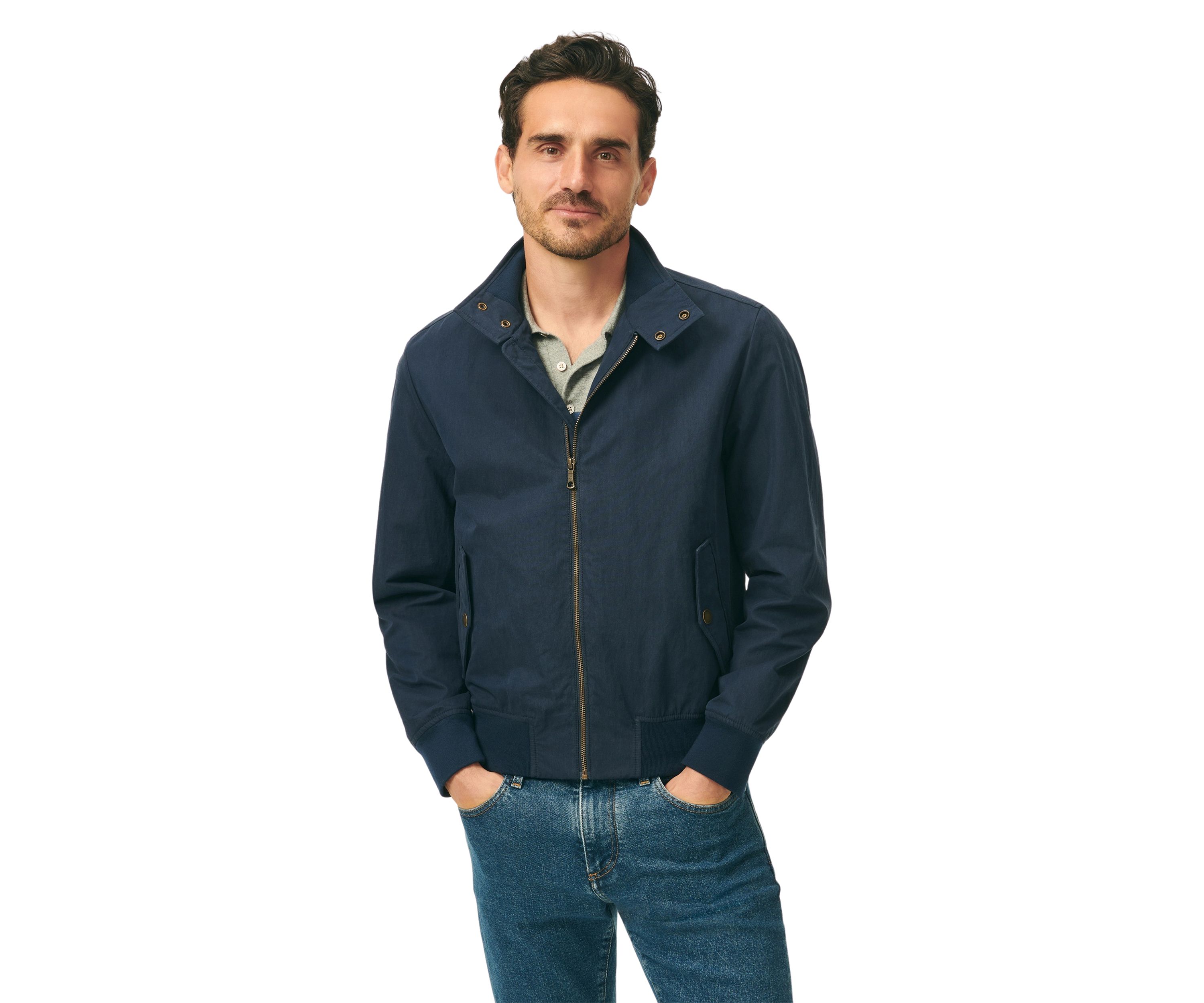 Bomber Jacket in Cotton Blend