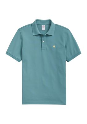brooks brothers golden fleece dress shirts Drop A Glint Embellished Mini Dress in Gold main image 1