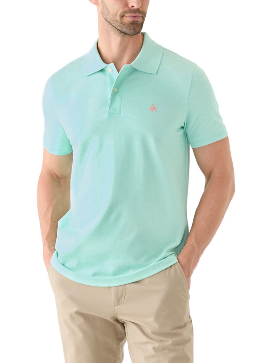 Mens Supima Cotton Stretch Piqué Polo Shirt