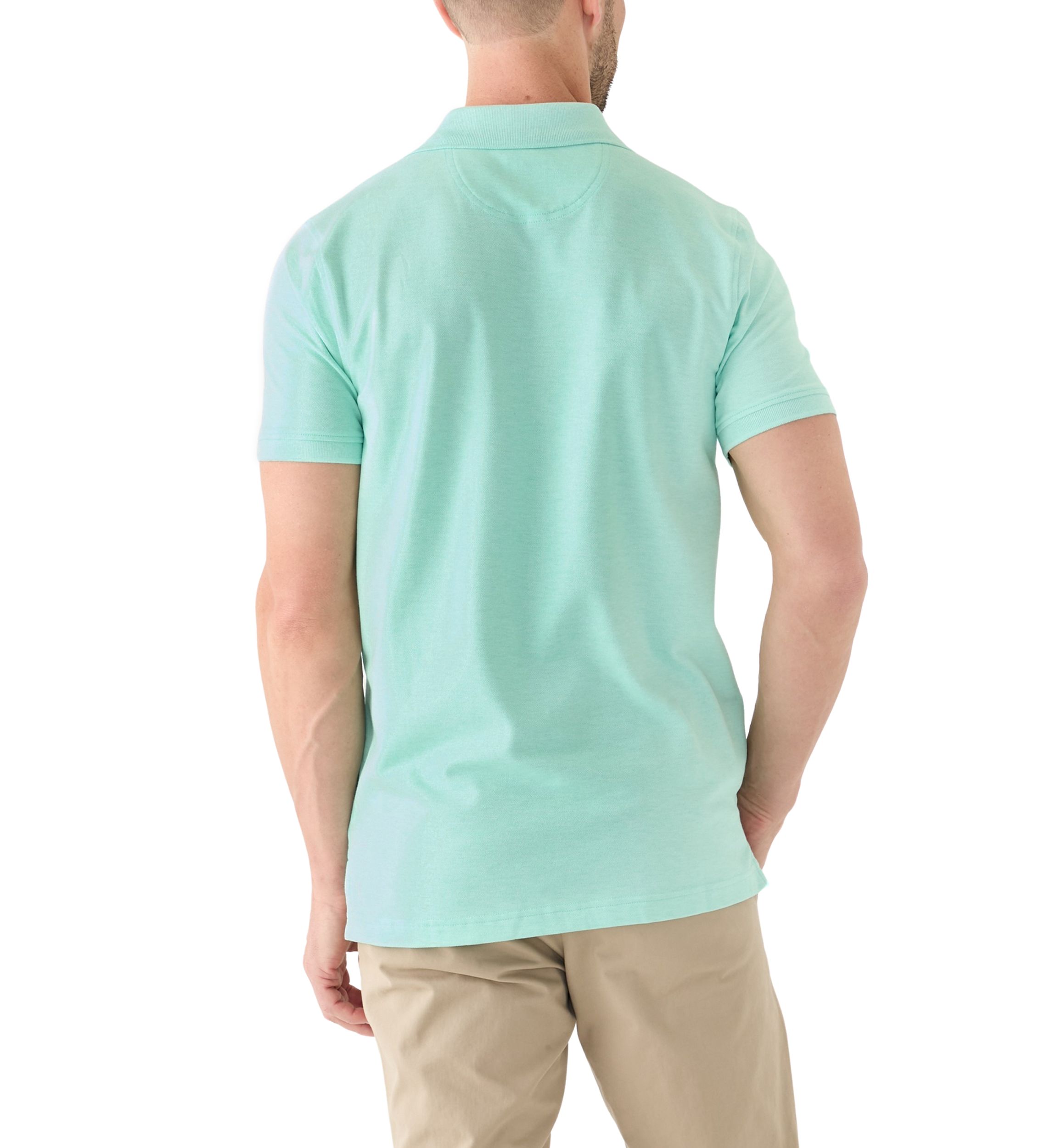 Mens Supima Cotton Stretch Piqué Polo Shirt