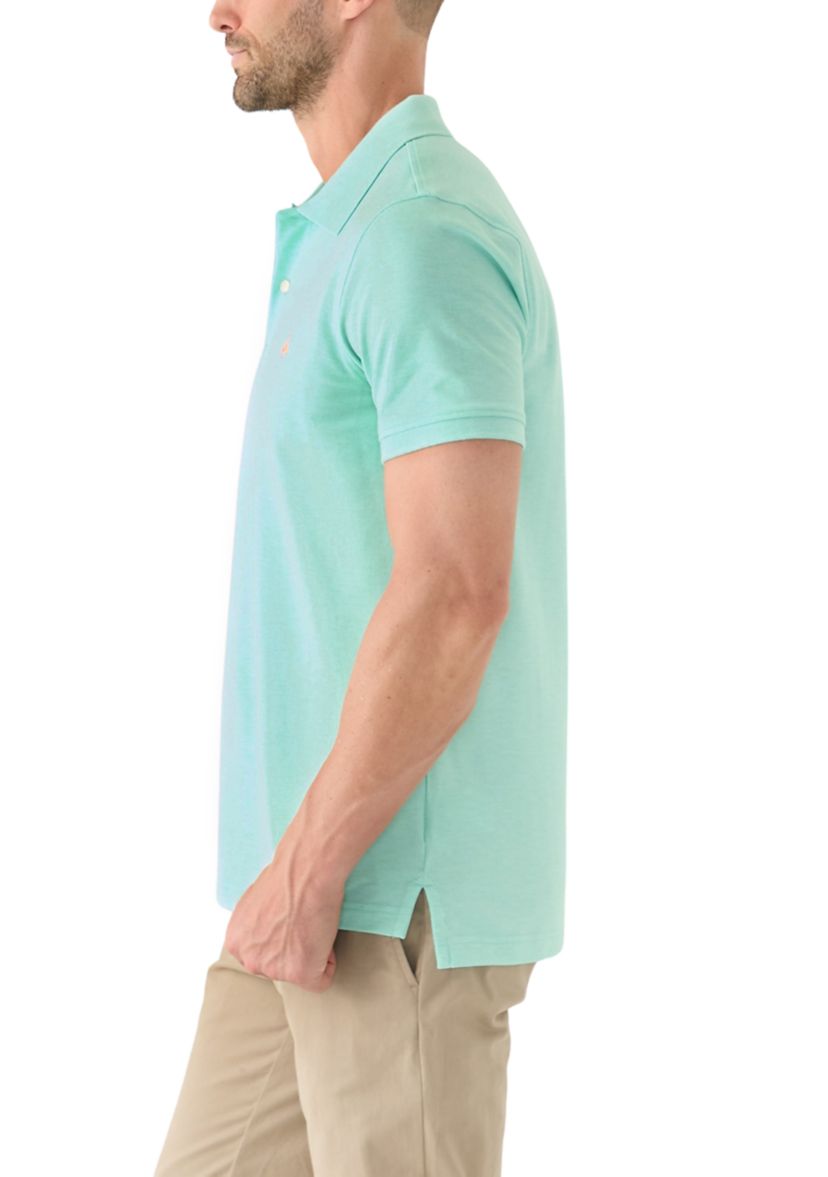 Mens Supima Cotton Stretch Piqué Polo Shirt