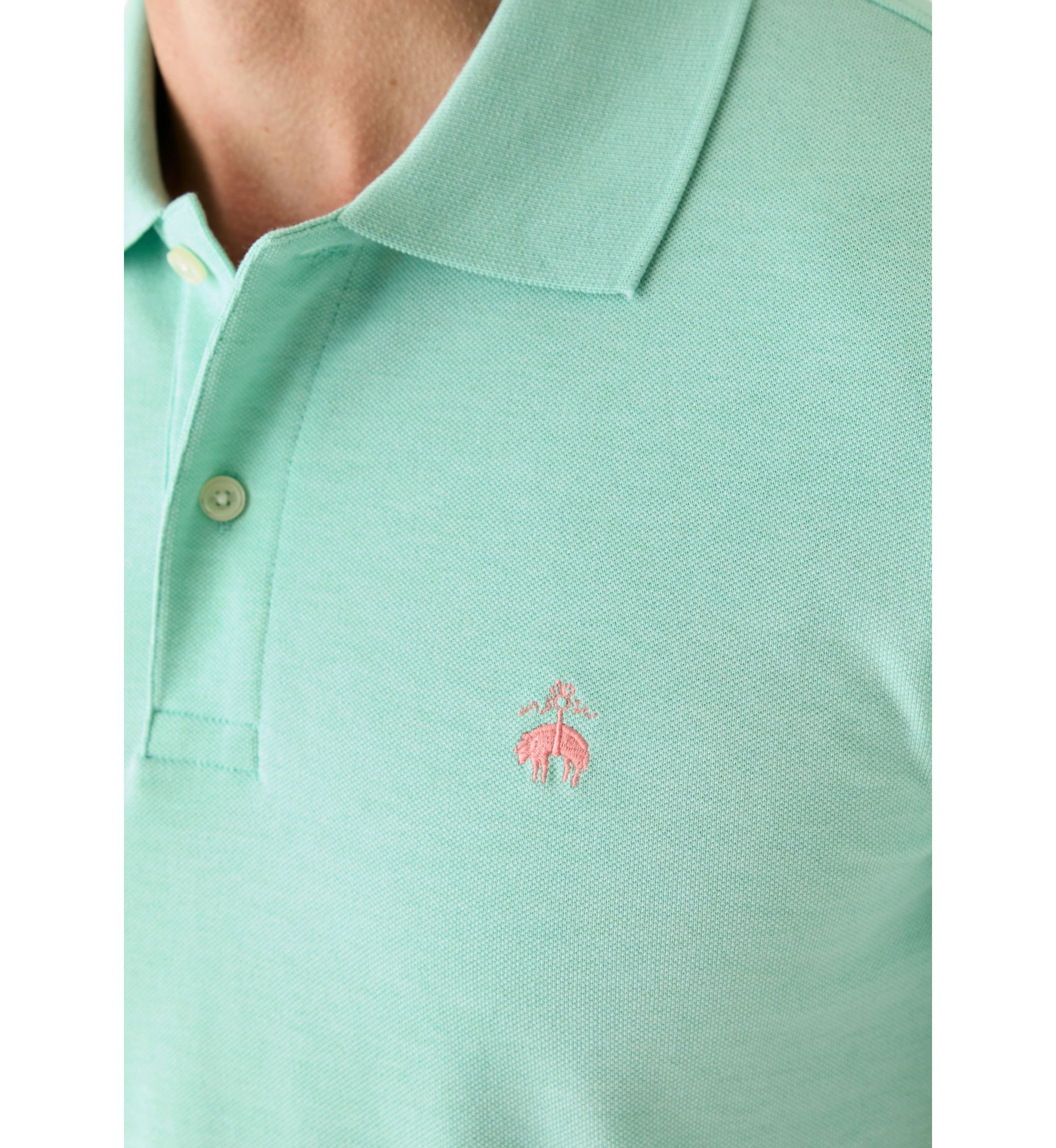Mens Supima Cotton Stretch Piqué Polo Shirt