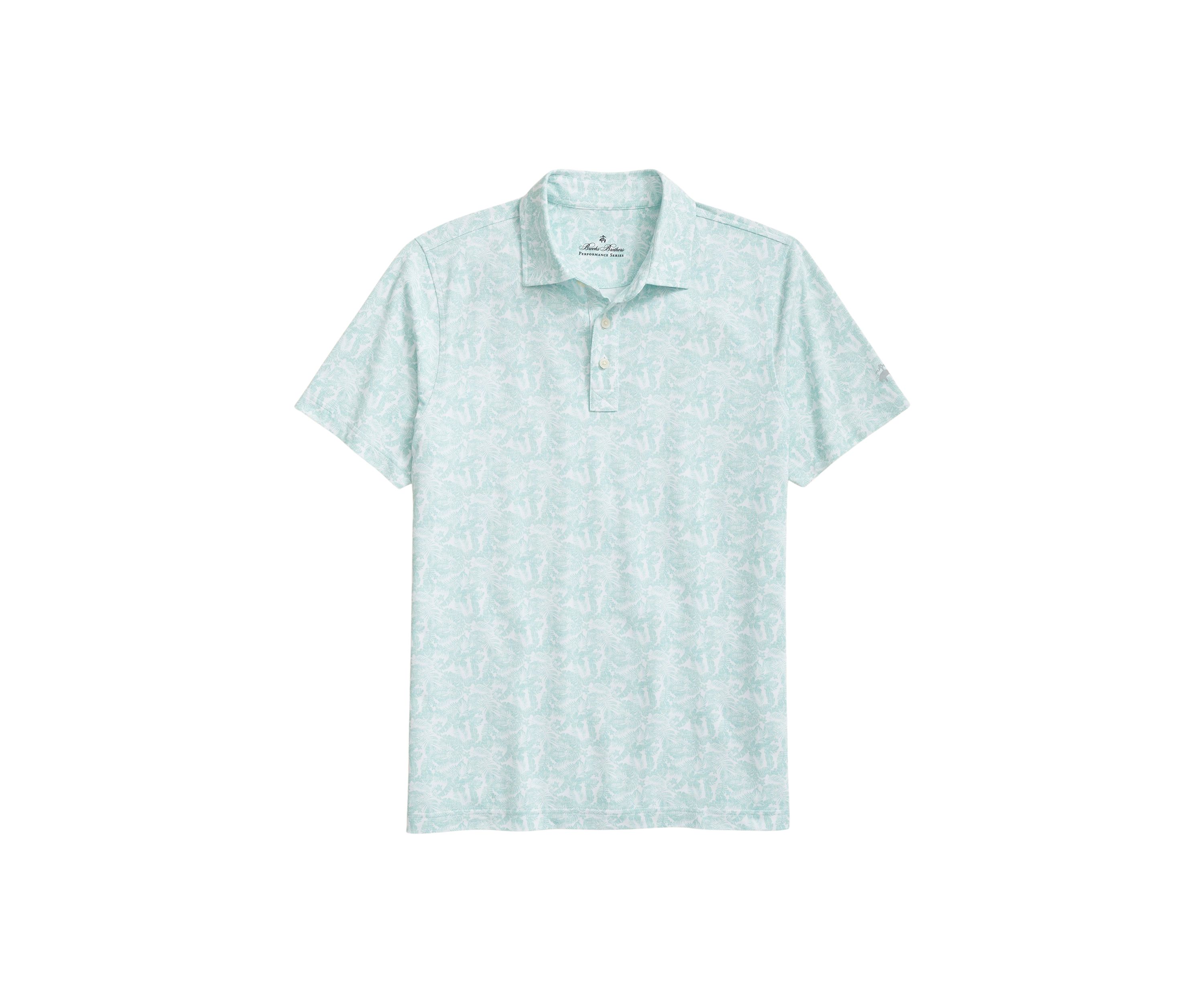 Mens Performance Series Hawaiian Print Polo Shirt