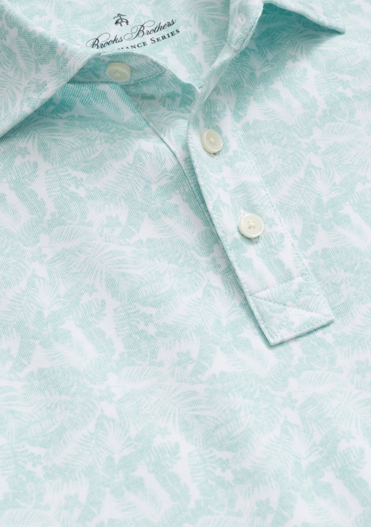 Mens Performance Series Hawaiian Print Polo Shirt