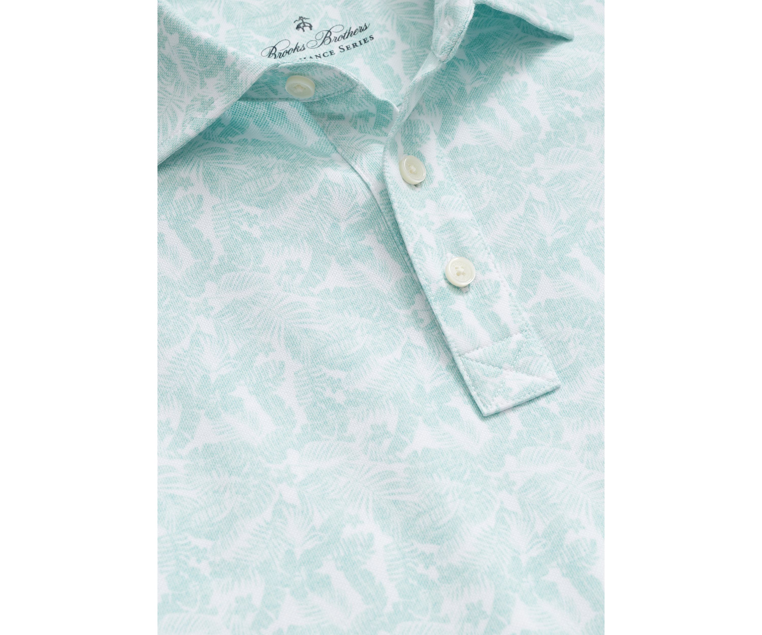 Mens Performance Series Hawaiian Print Polo Shirt