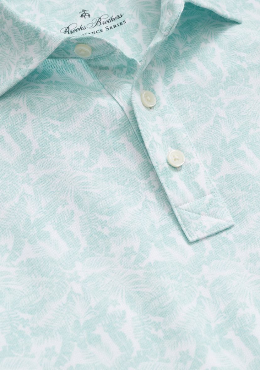 Mens Performance Series Hawaiian Print Polo Shirt