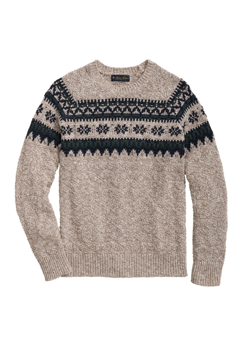 Cotton Fair Isle Sweater