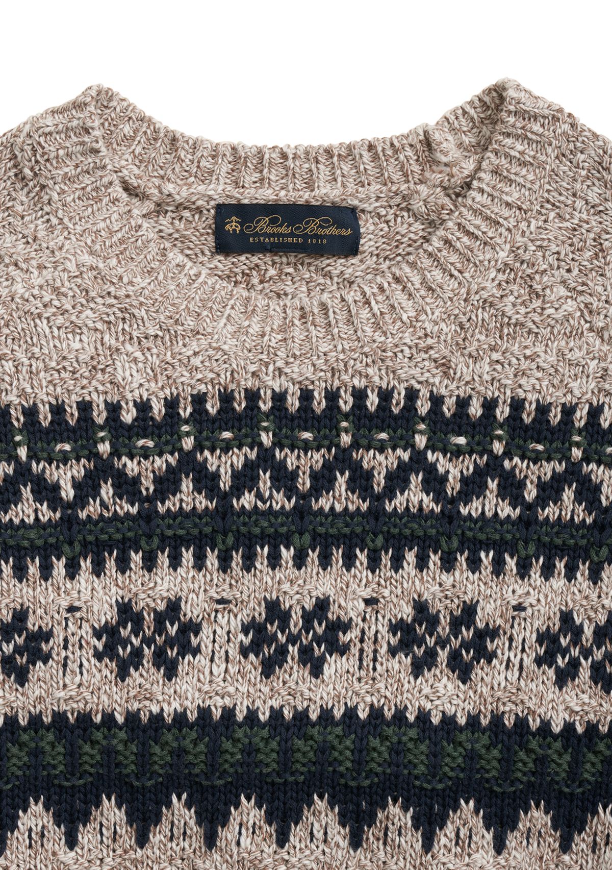 Cotton Fair Isle Sweater