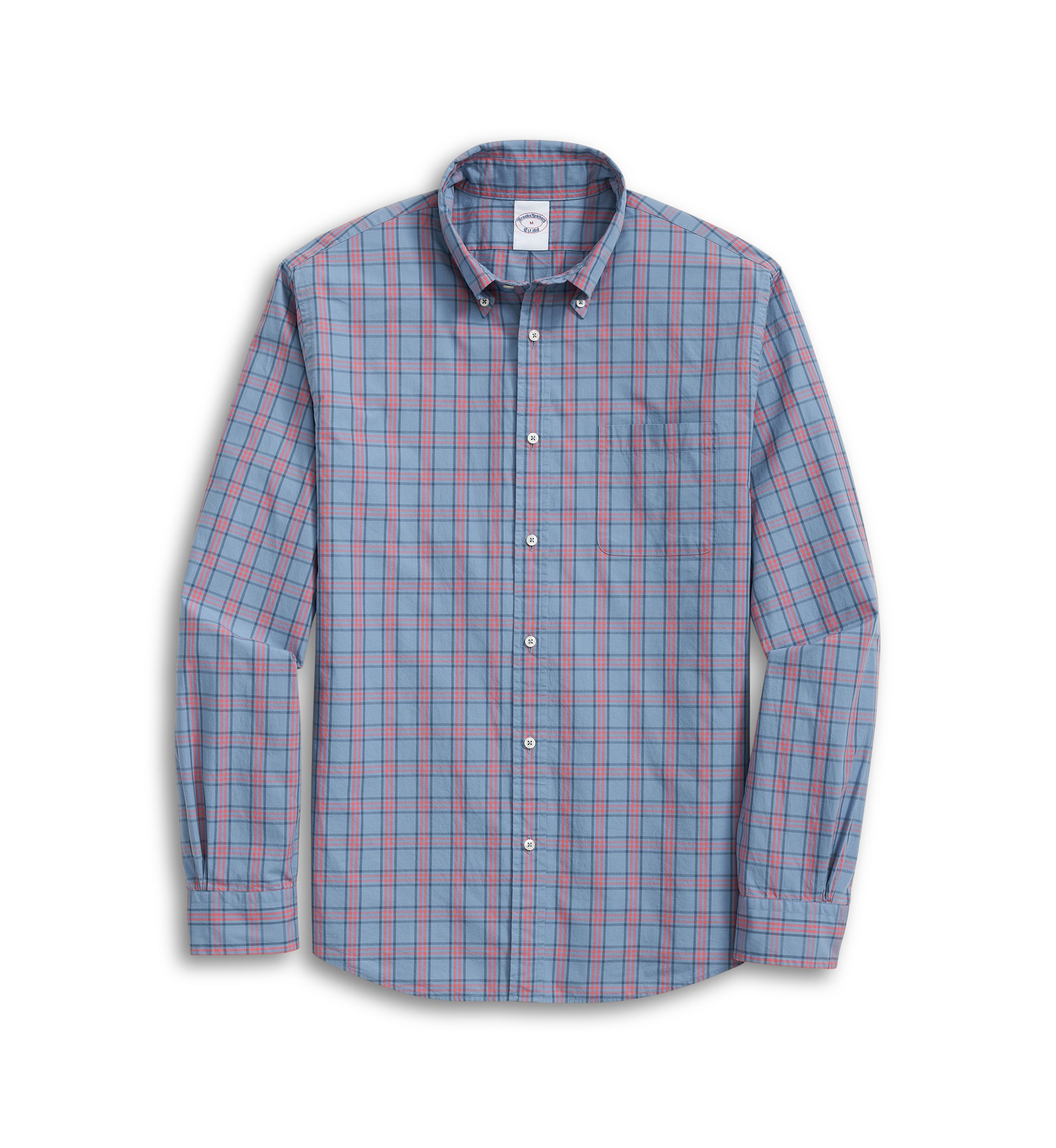Mens Poplin Plaid Friday Shirt