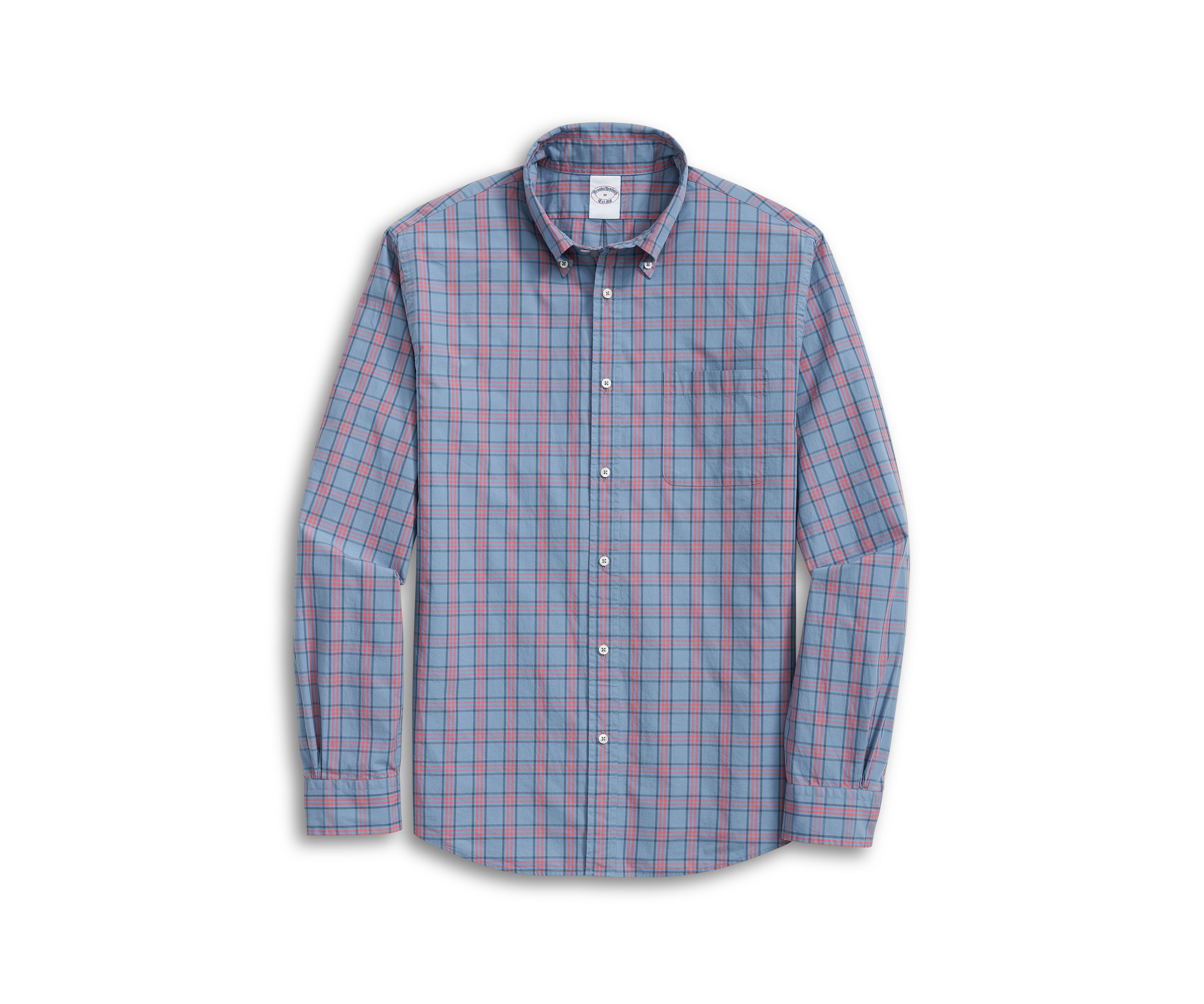 Mens Poplin Plaid Friday Shirt