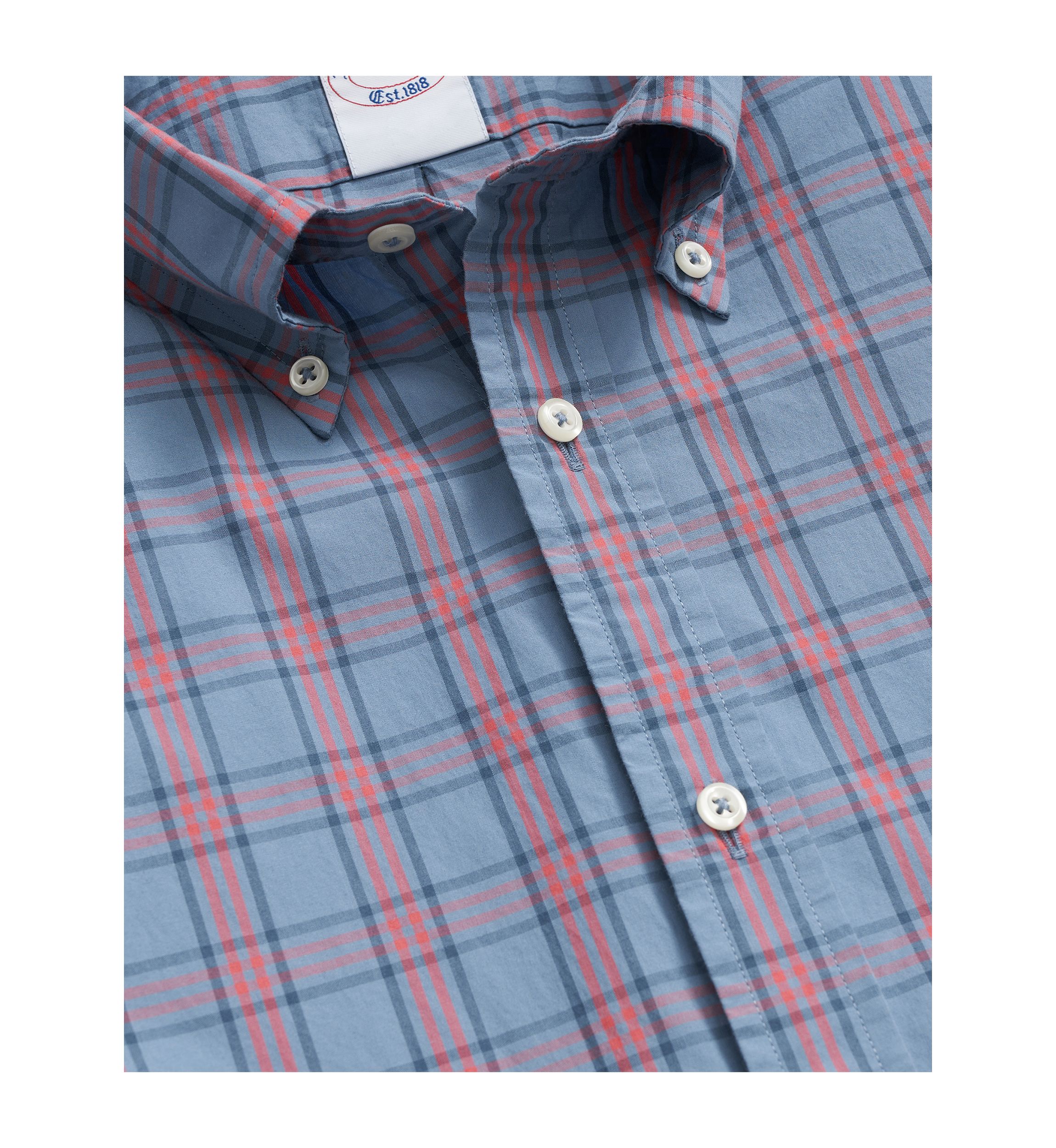 Mens Poplin Plaid Friday Shirt