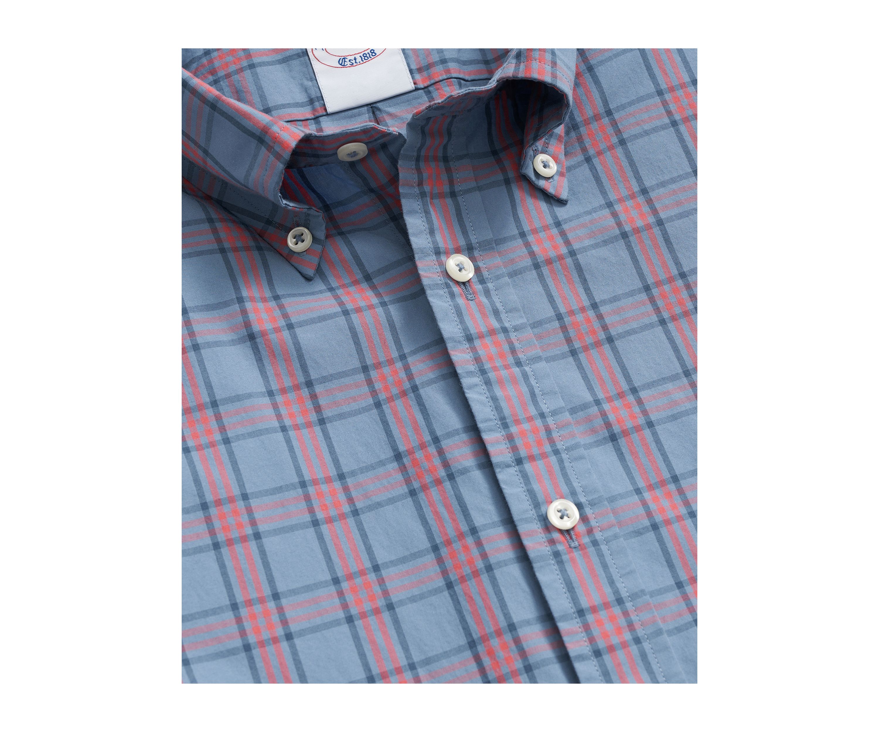 Mens Poplin Plaid Friday Shirt