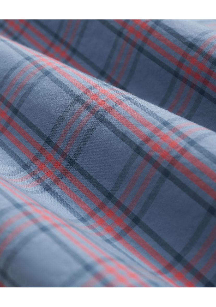 Mens Poplin Plaid Friday Shirt