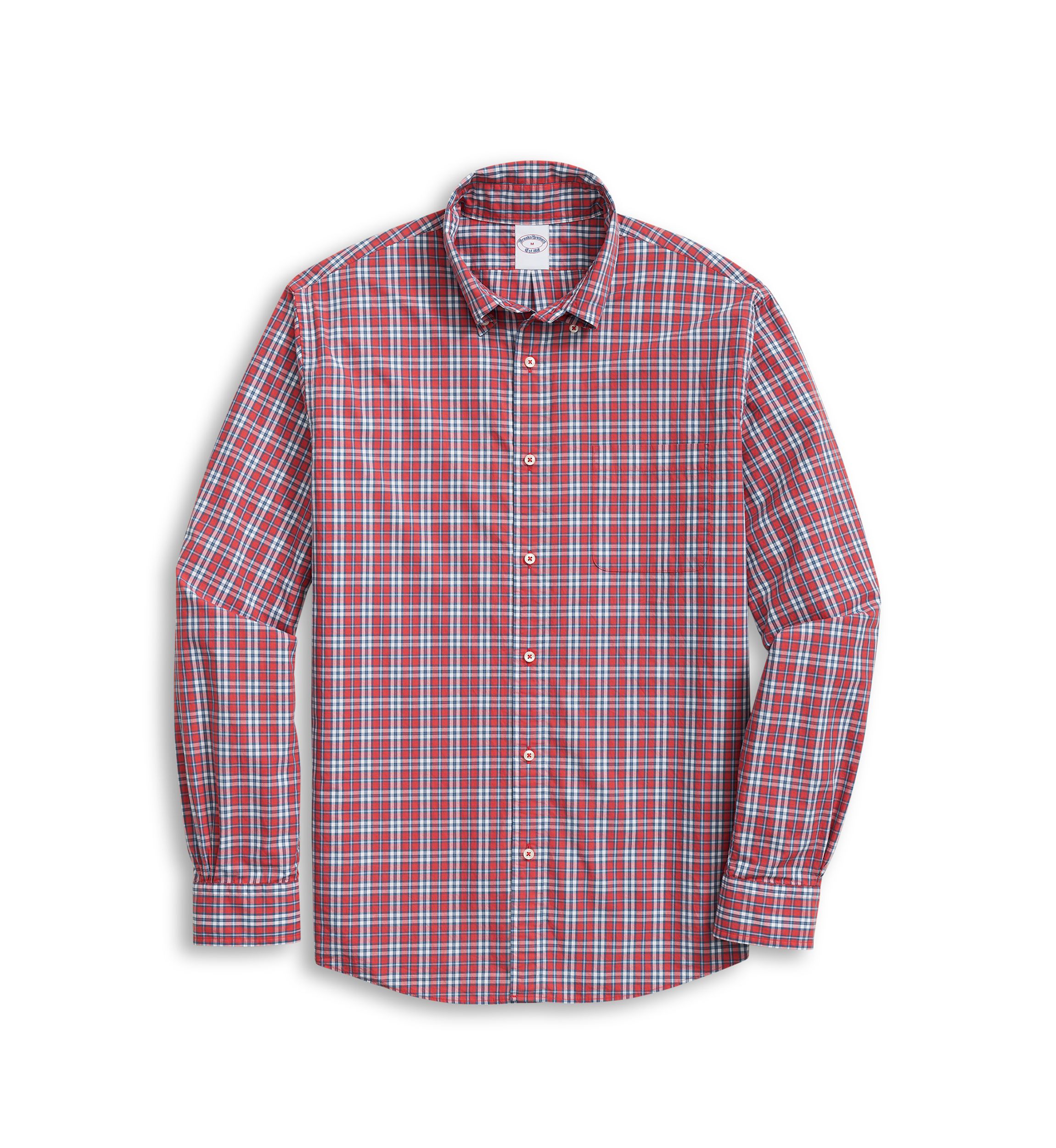 Mens Poplin Plaid Friday Shirt