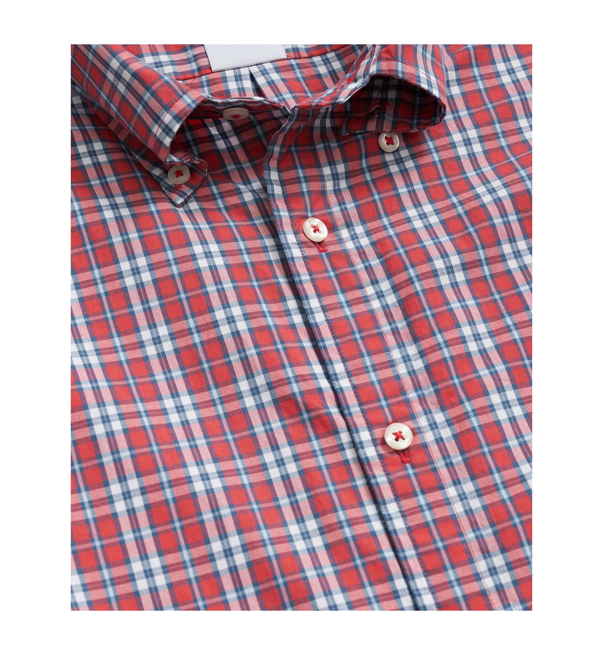 Mens Poplin Plaid Friday Shirt