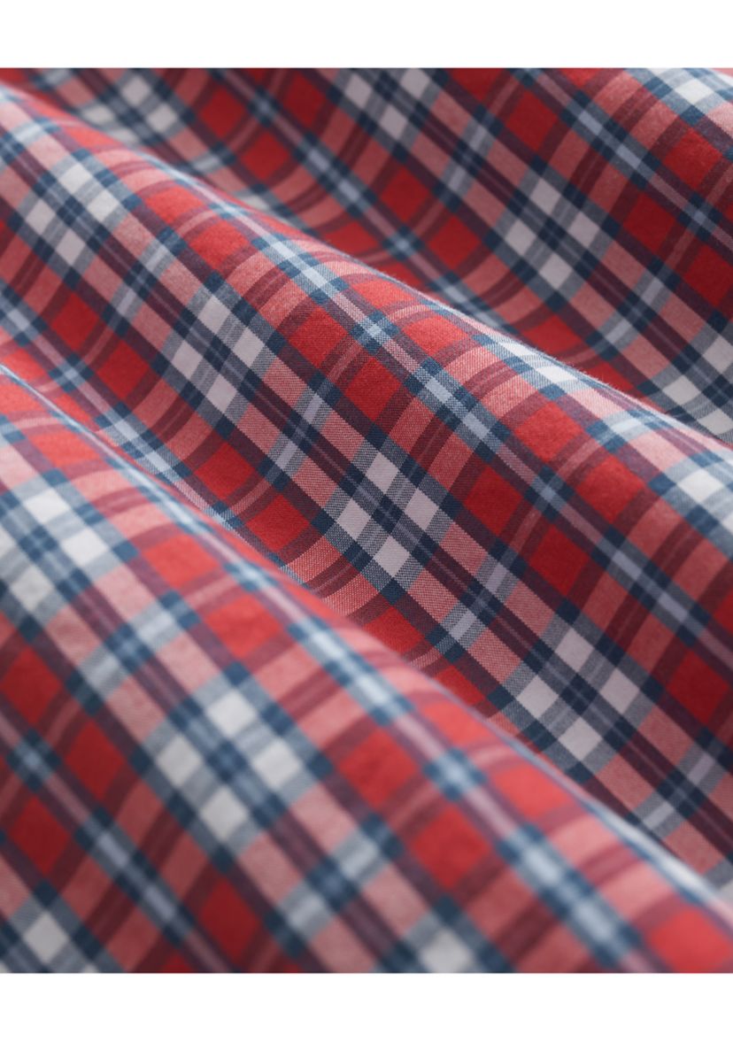 Mens Poplin Plaid Friday Shirt
