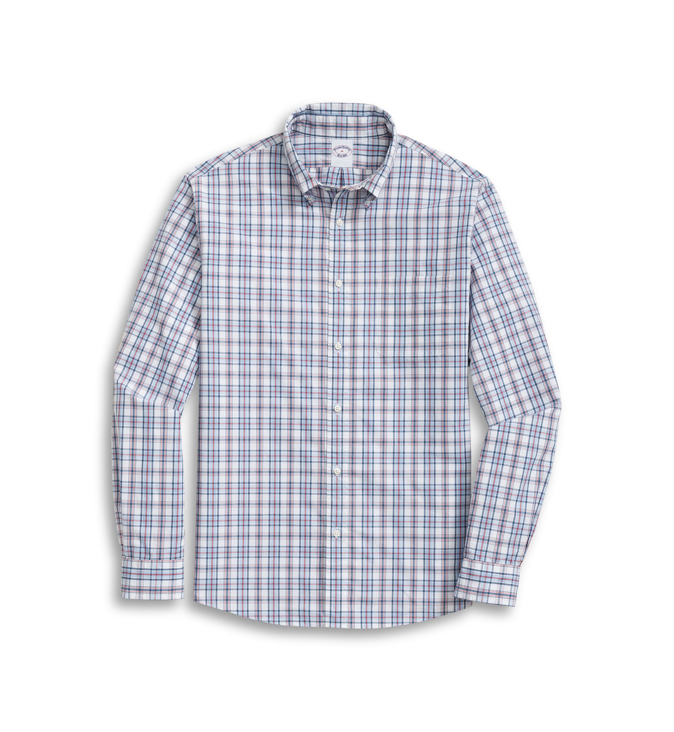 Mens Poplin Plaid Friday Shirt