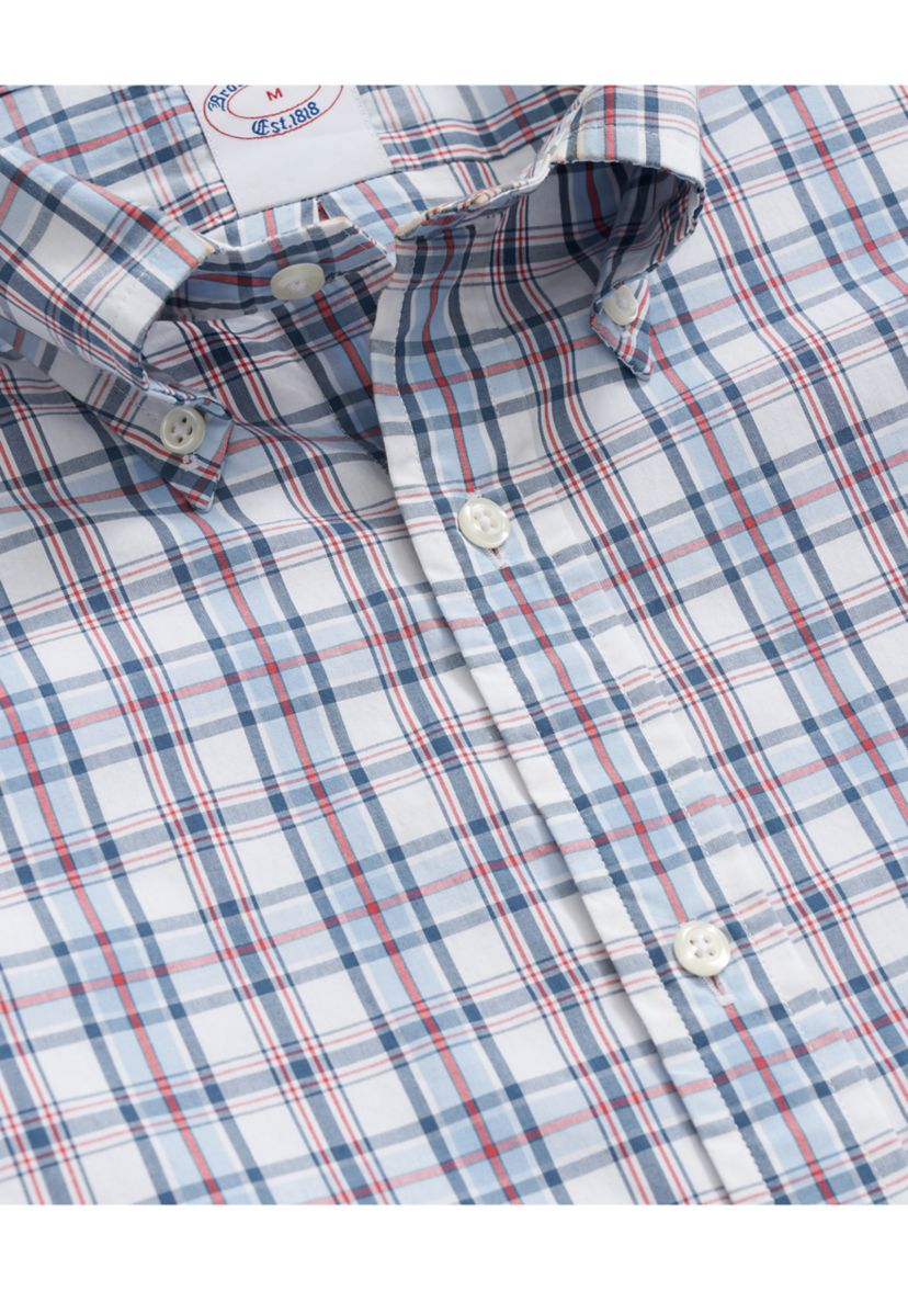 Mens Poplin Plaid Friday Shirt