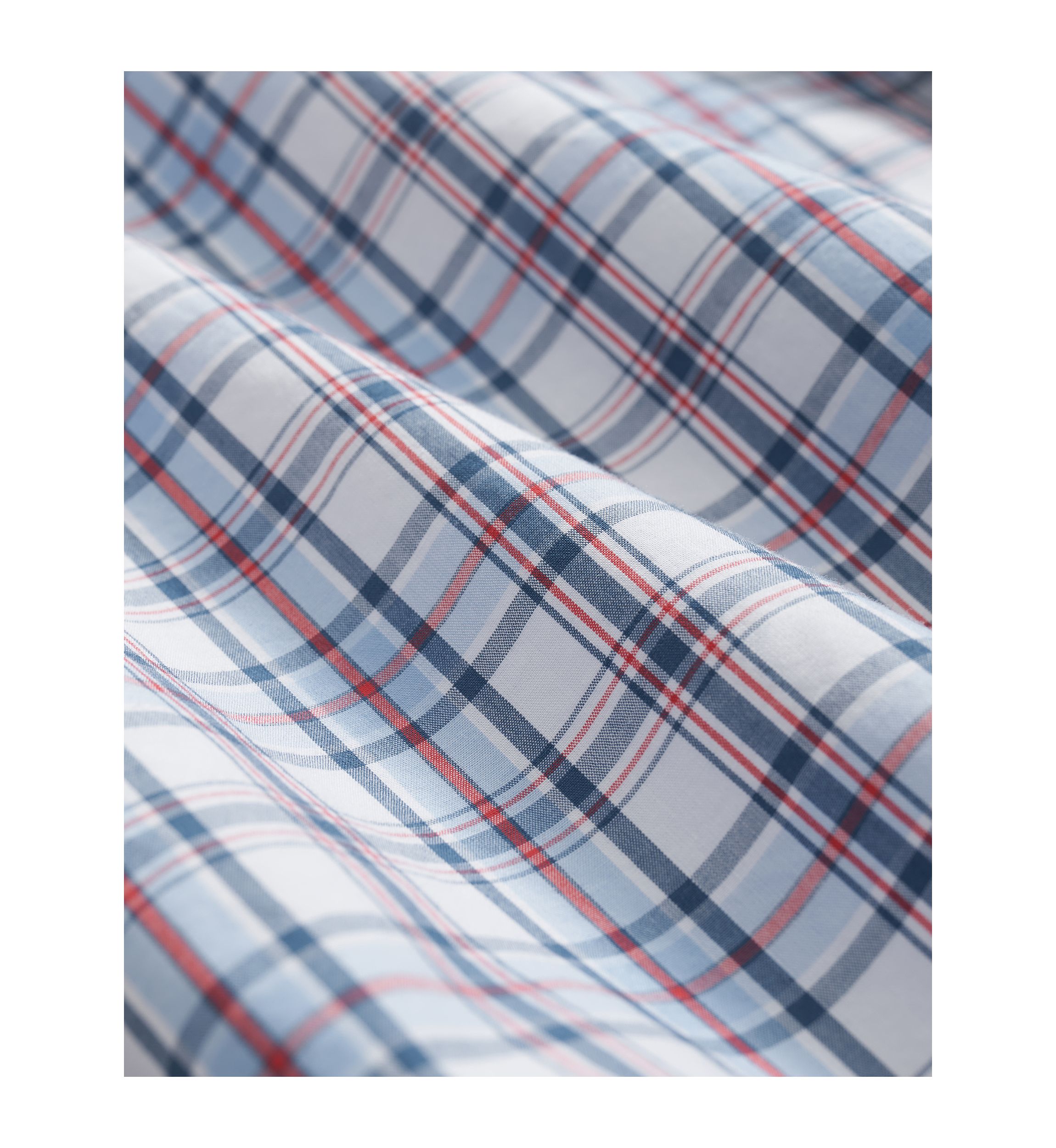 Mens Poplin Plaid Friday Shirt