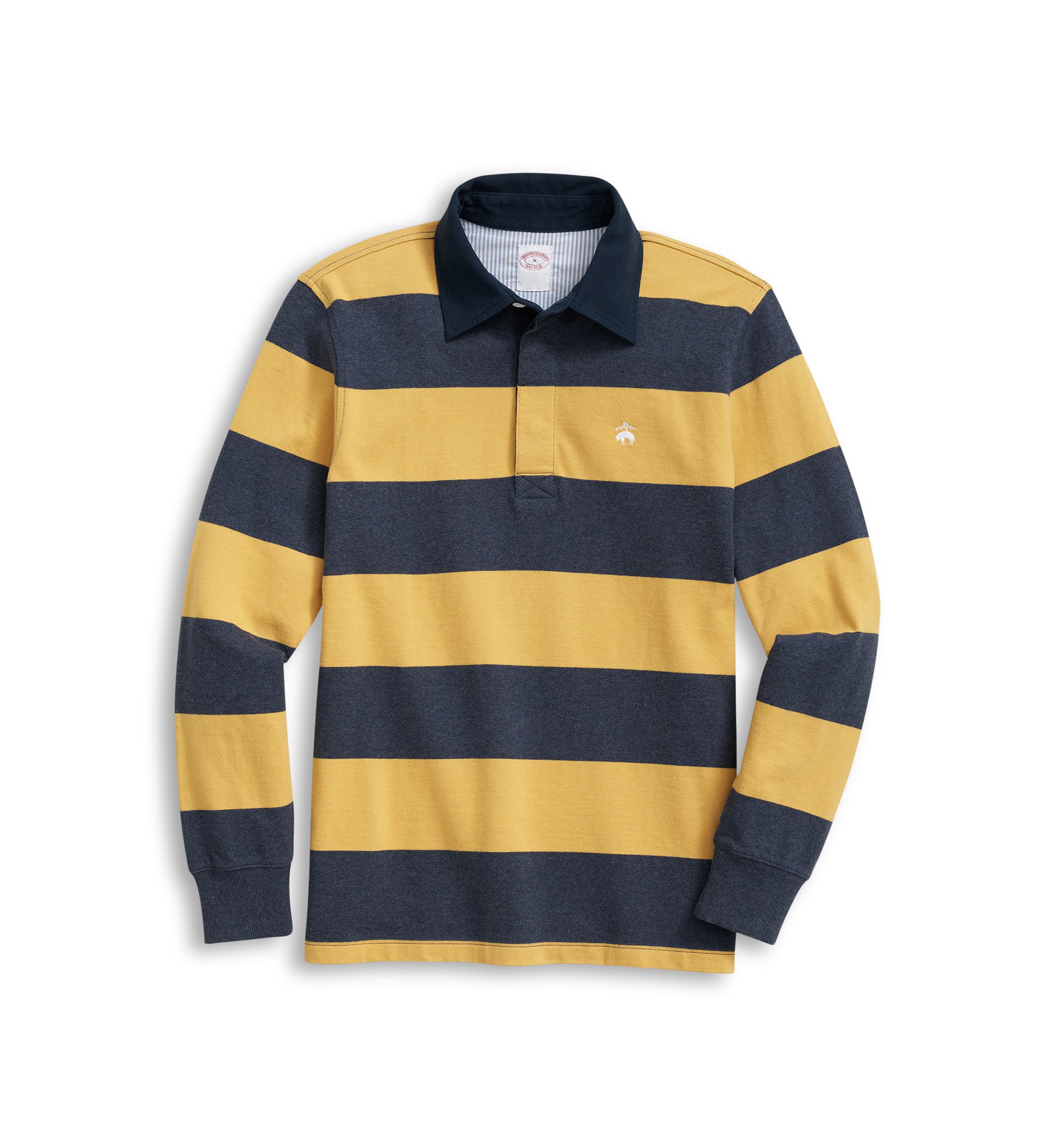 Mens Long Sleeve Knit Rugby Shirt